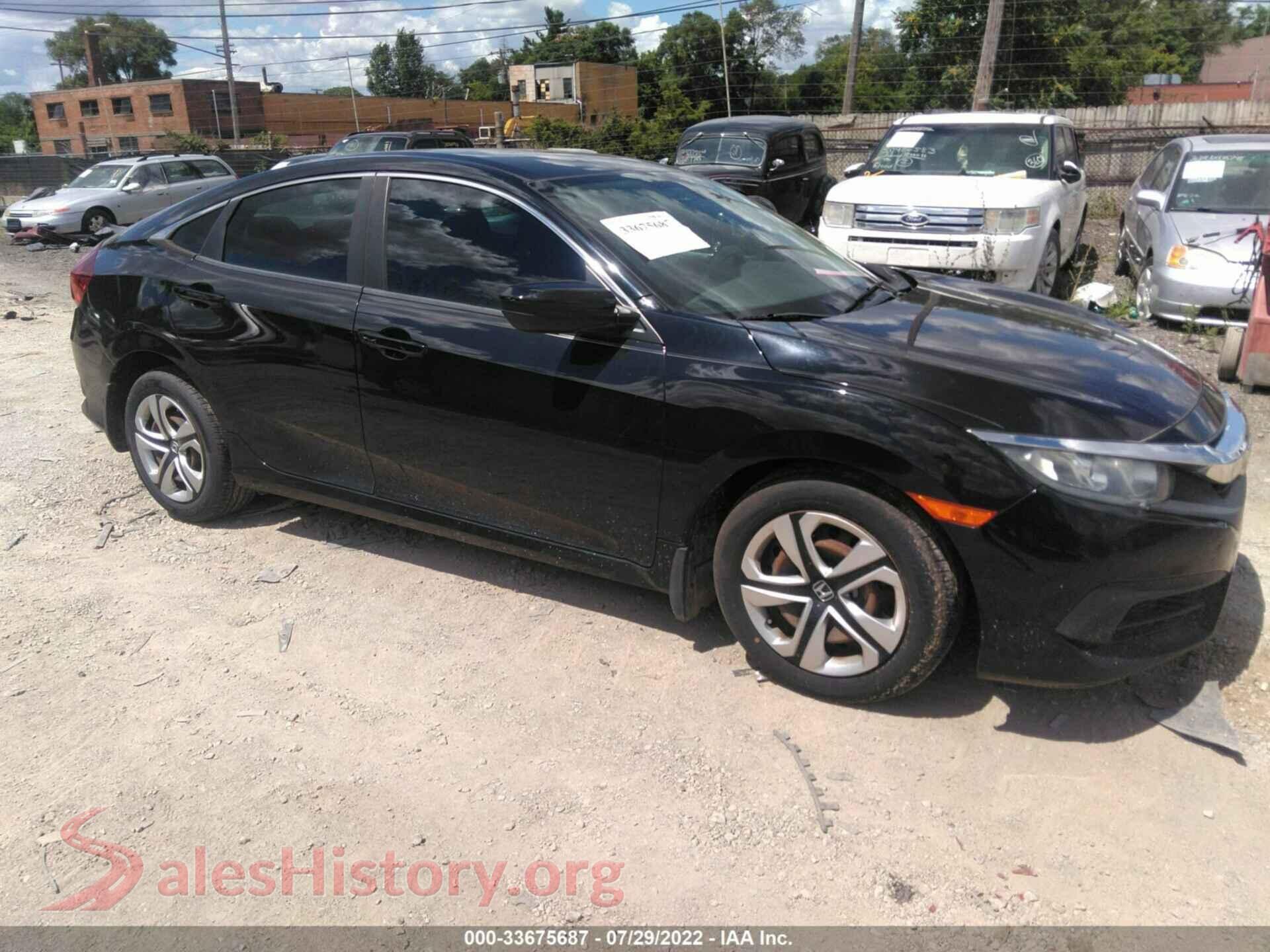2016 HONDA CIVIC SEDAN — VIN 19XFC2F51GE095444