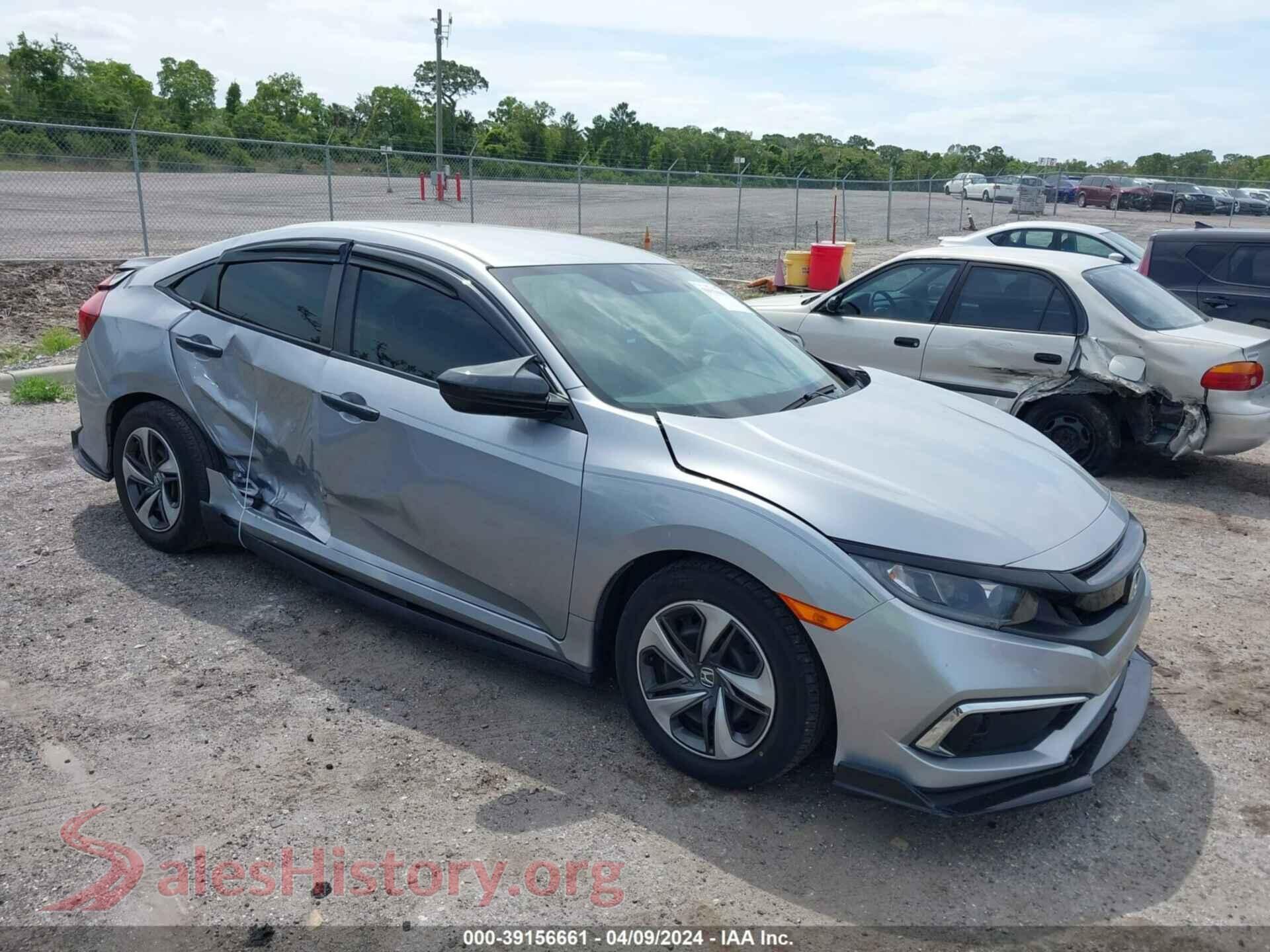 2020 HONDA CIVIC — VIN 19XFC2F61LE022416