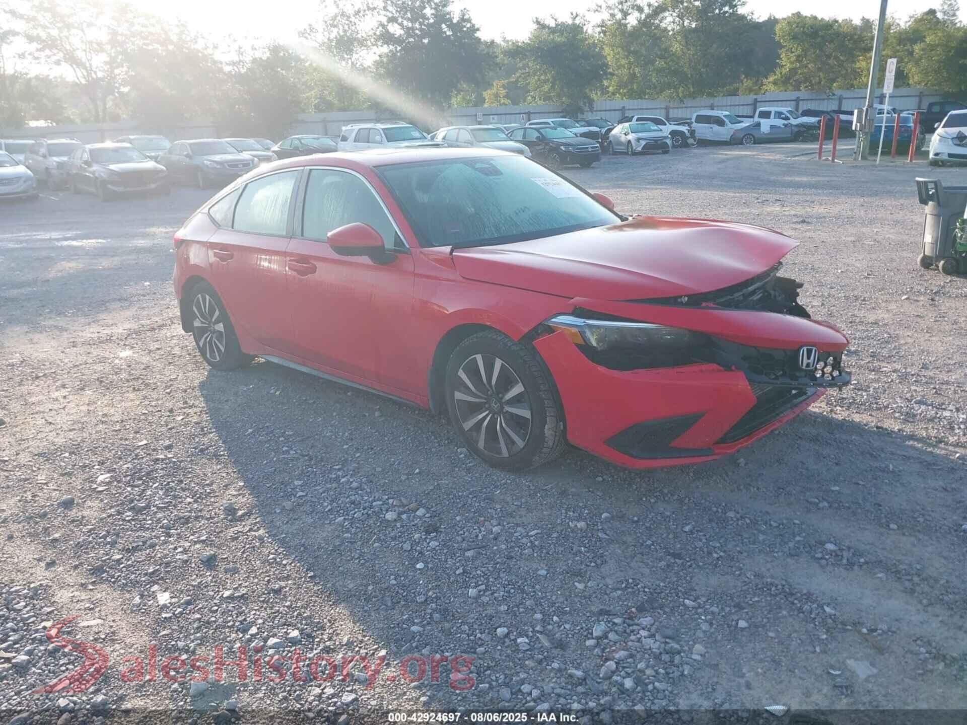 2022 HONDA CIVIC — VIN 19XFL1H76NE018171