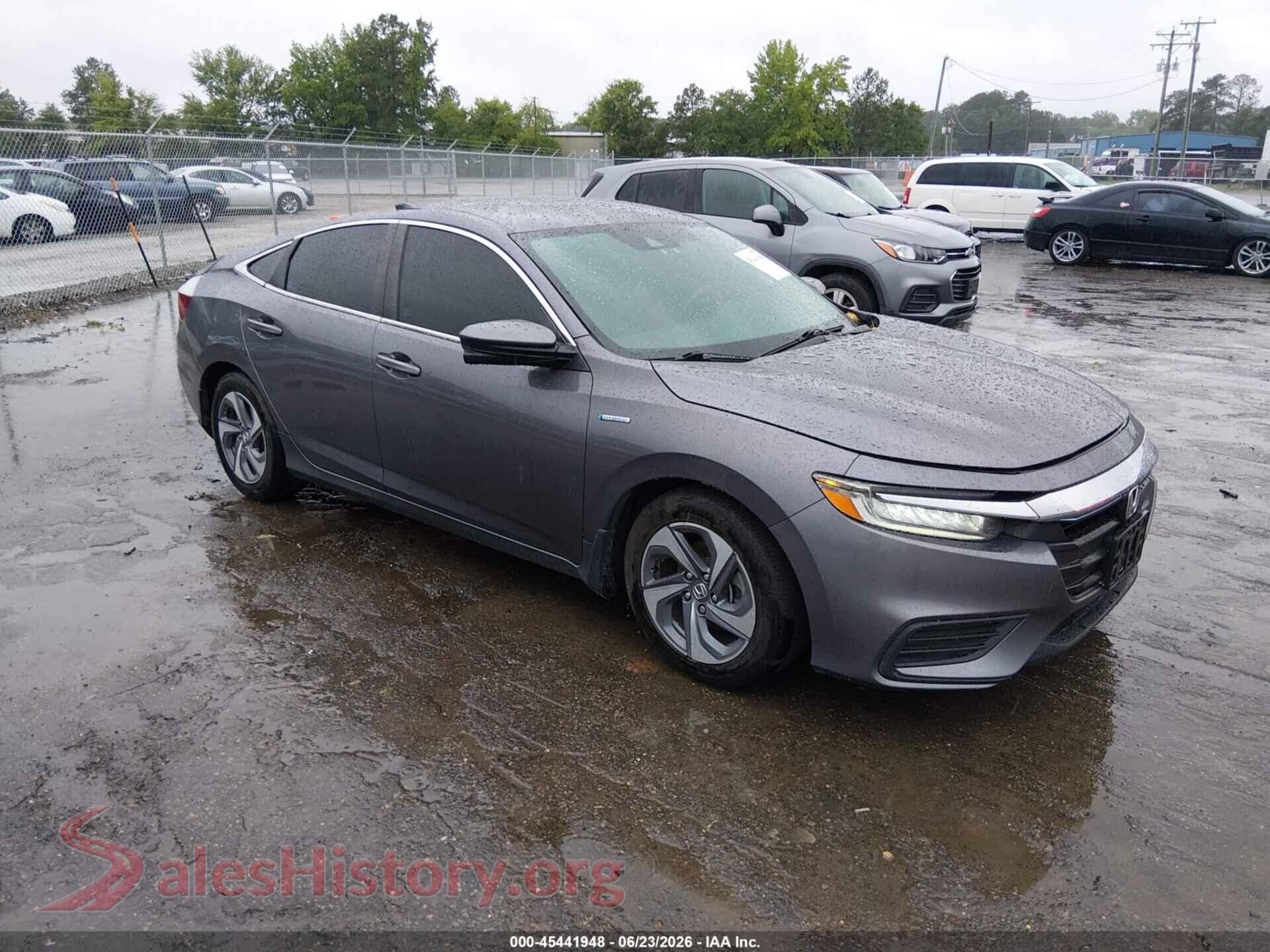 2020 HONDA INSIGHT — VIN 19XZE4F50LE012454