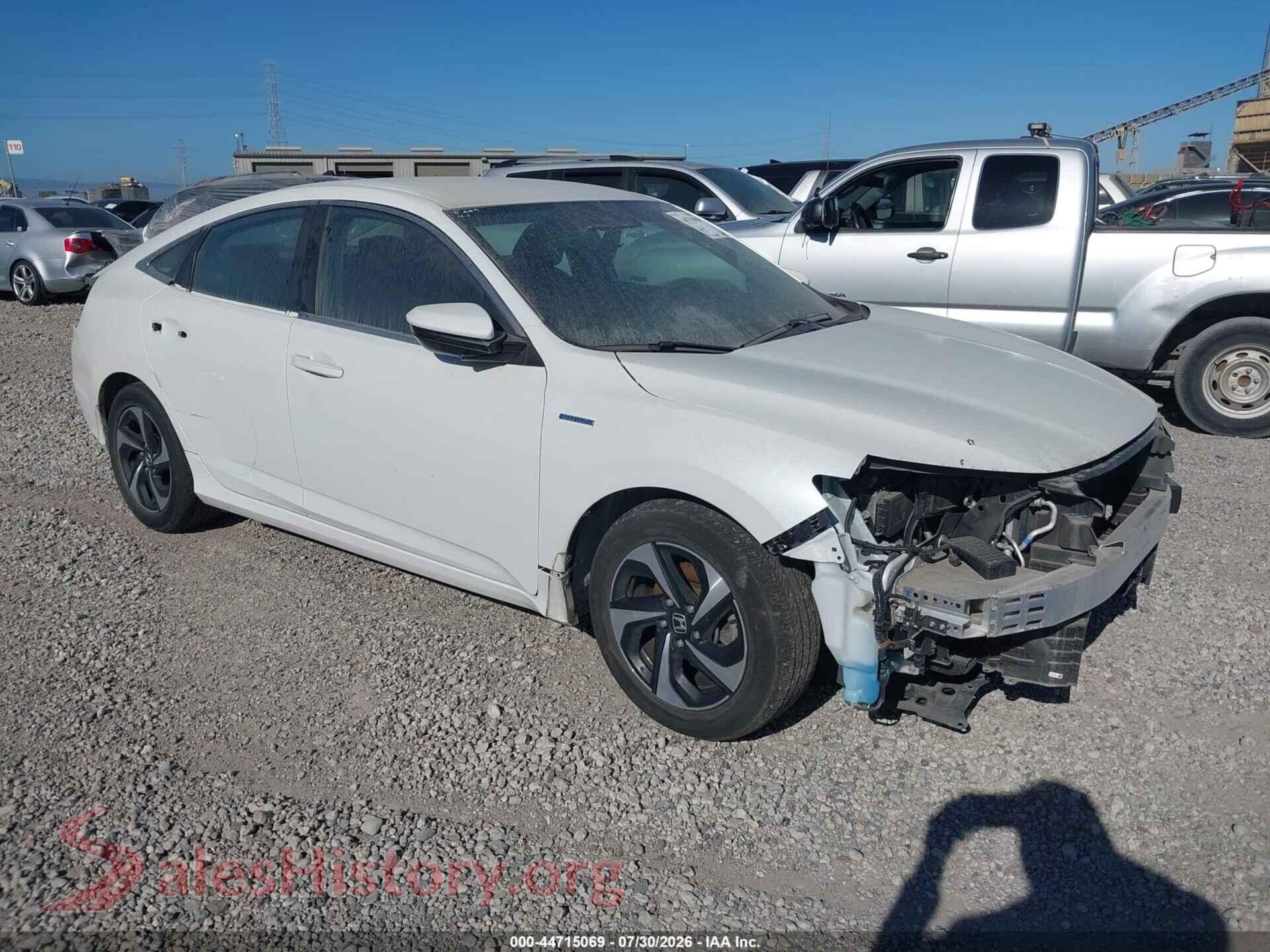 2022 HONDA INSIGHT — VIN 19XZE4F50NE008391