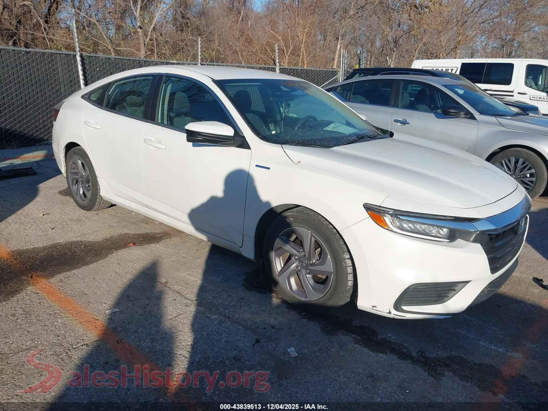 2020 HONDA INSIGHT — VIN 19XZE4F51LE015072