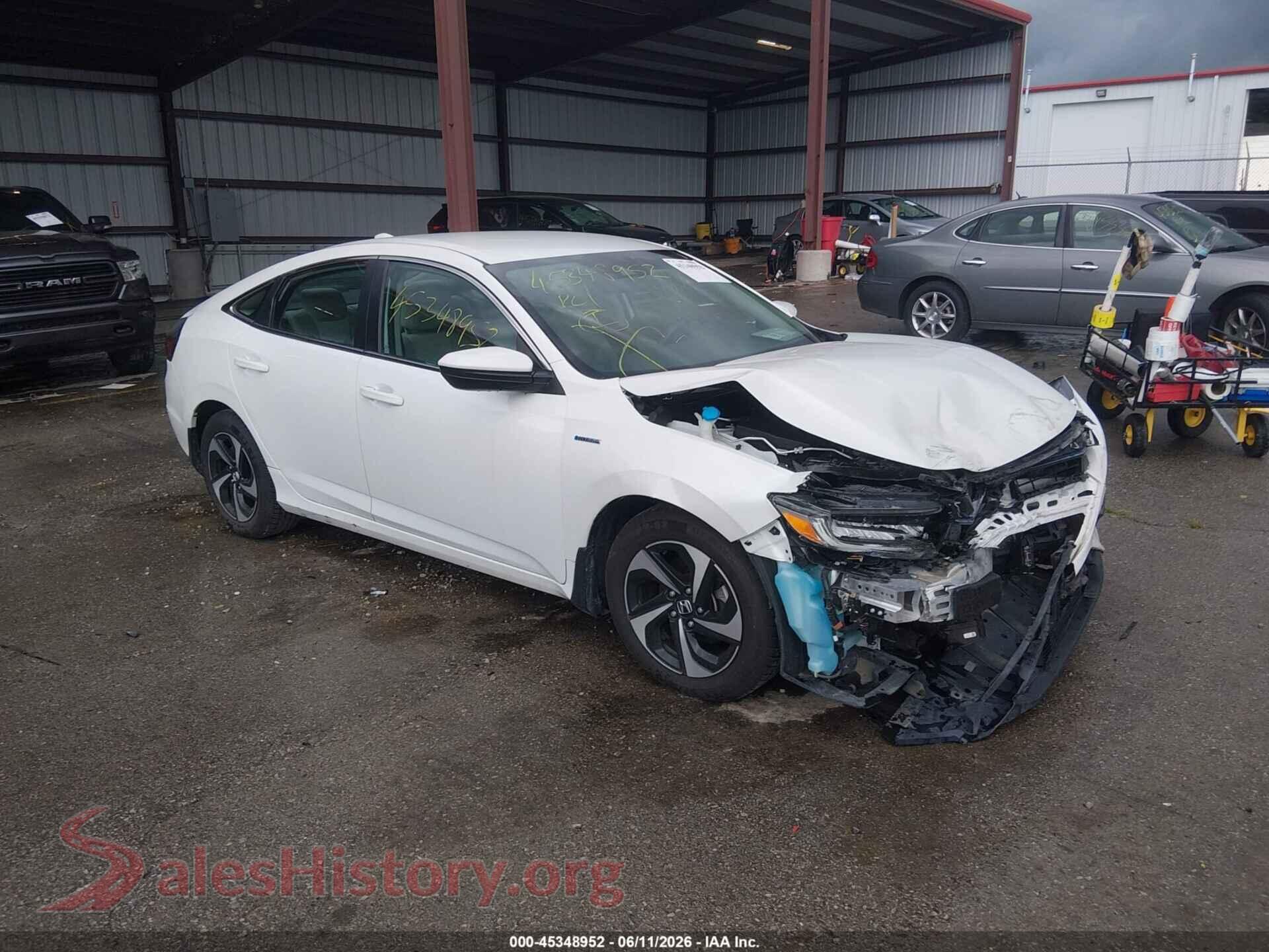 2022 HONDA INSIGHT — VIN 19XZE4F51NE006665