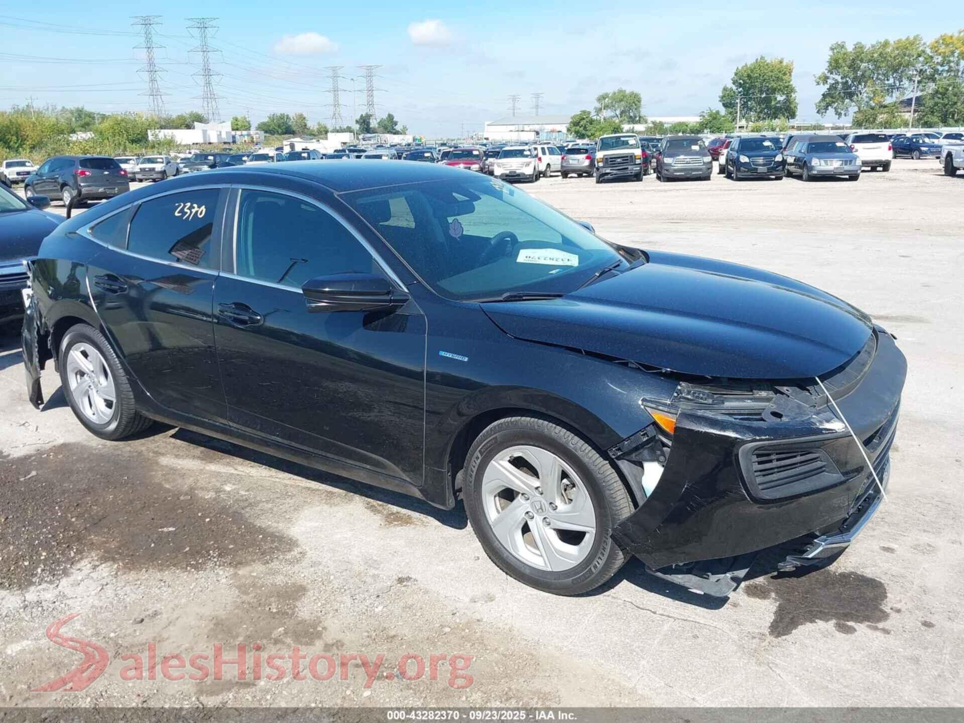 2019 HONDA INSIGHT — VIN 19XZE4F52KE022837