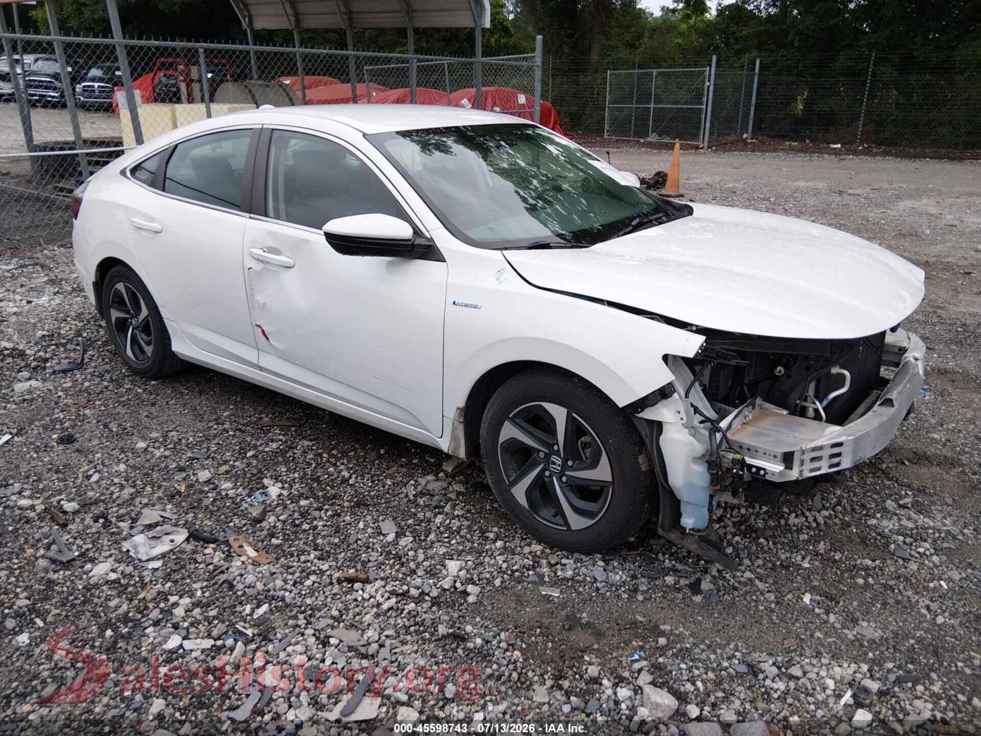2022 HONDA INSIGHT — VIN 19XZE4F55NE005860