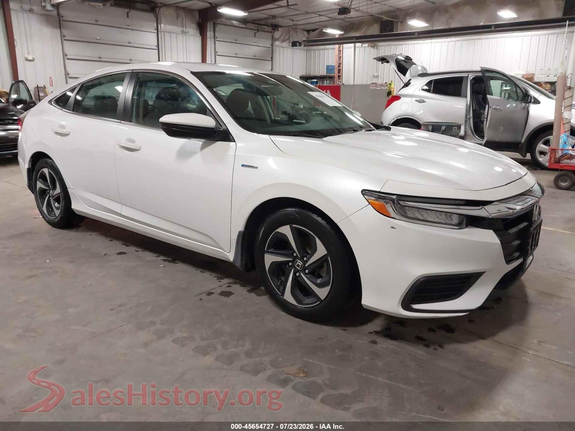 2022 HONDA INSIGHT — VIN 19XZE4F55NE016163