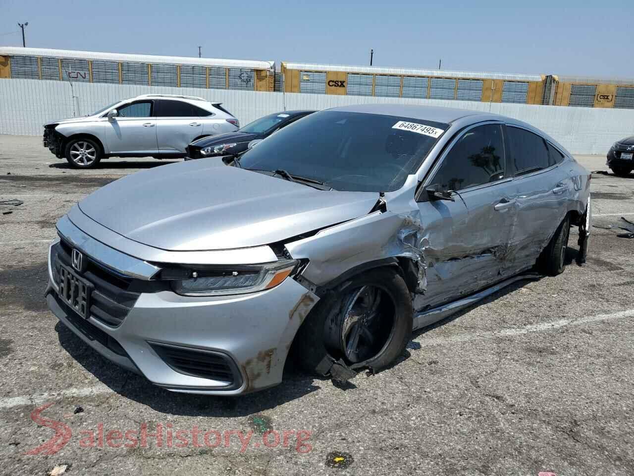 2019 HONDA INSIGHT — VIN 19XZE4F57KE018332