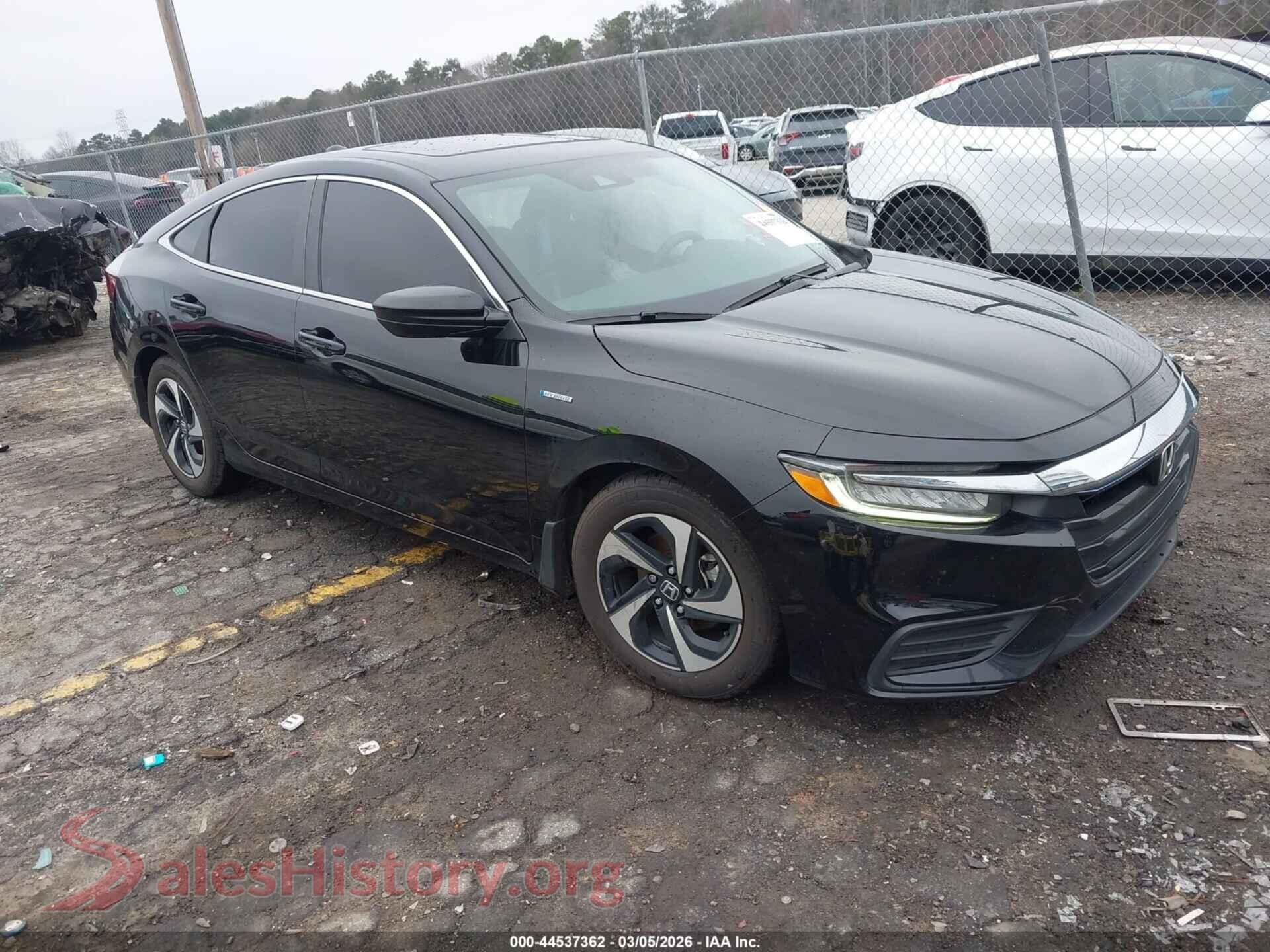 2022 HONDA INSIGHT — VIN 19XZE4F5XNE016305