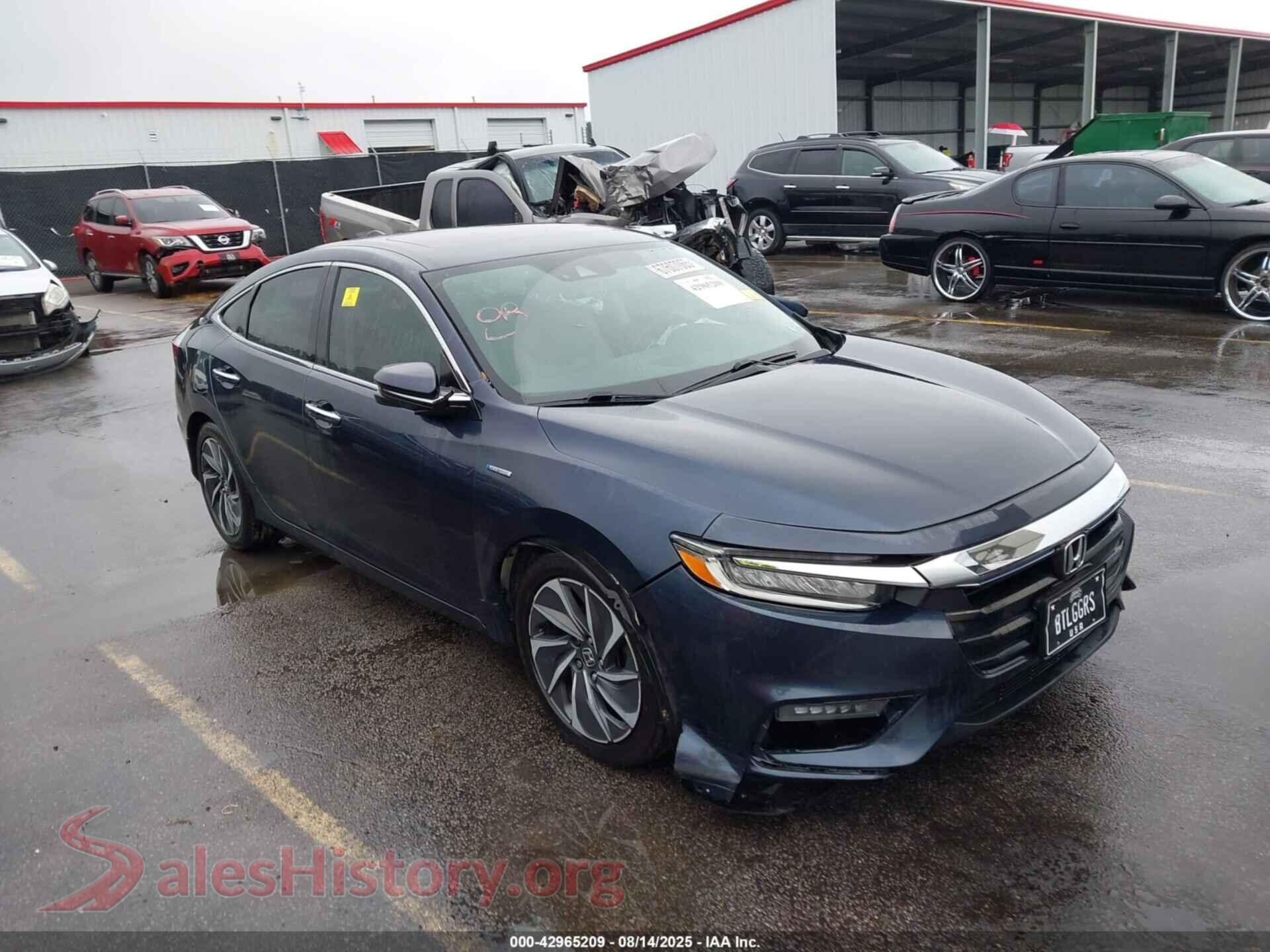 2019 HONDA INSIGHT — VIN 19XZE4F96KE027087