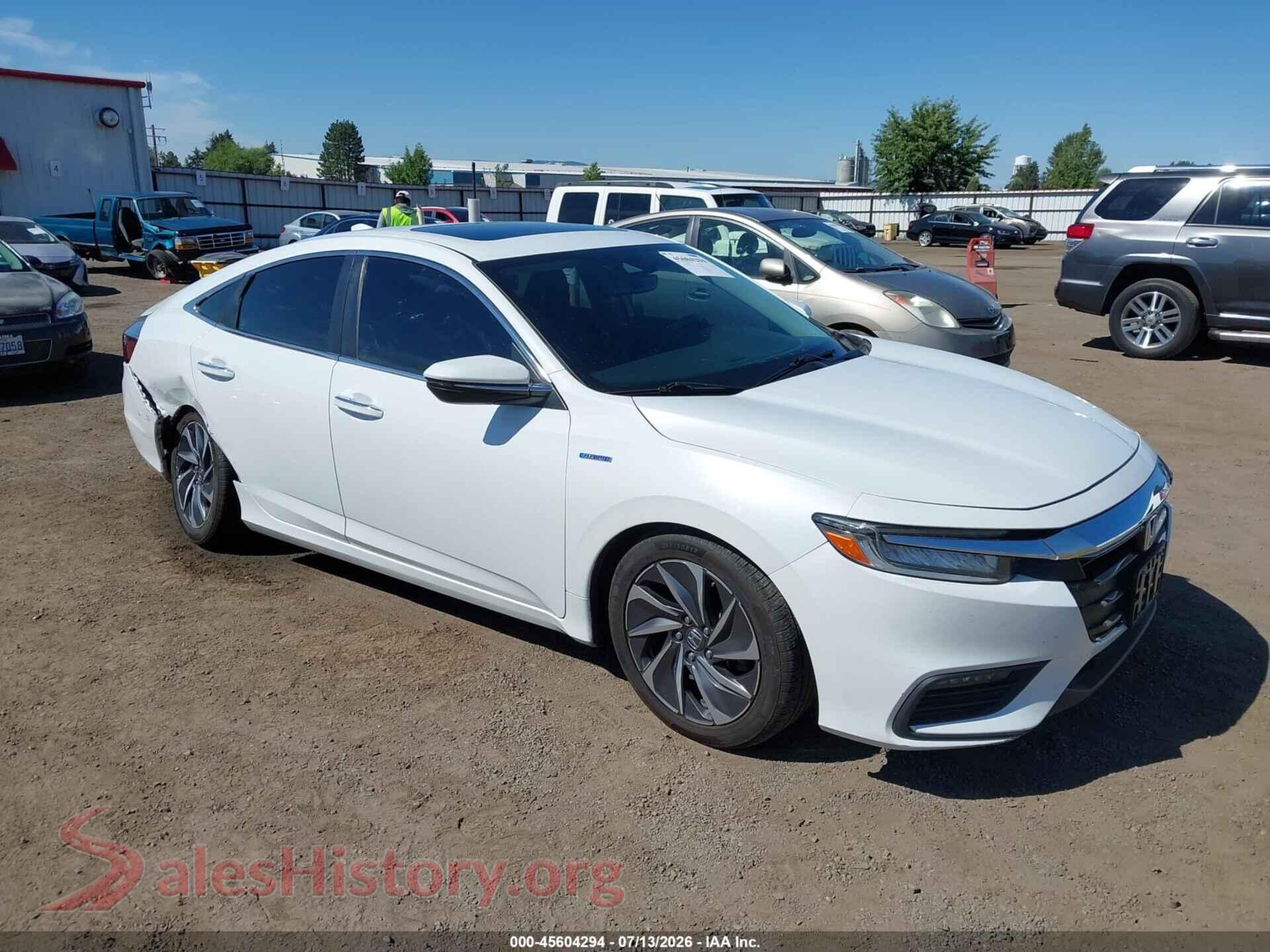 2022 HONDA INSIGHT — VIN 19XZE4F96NE007586