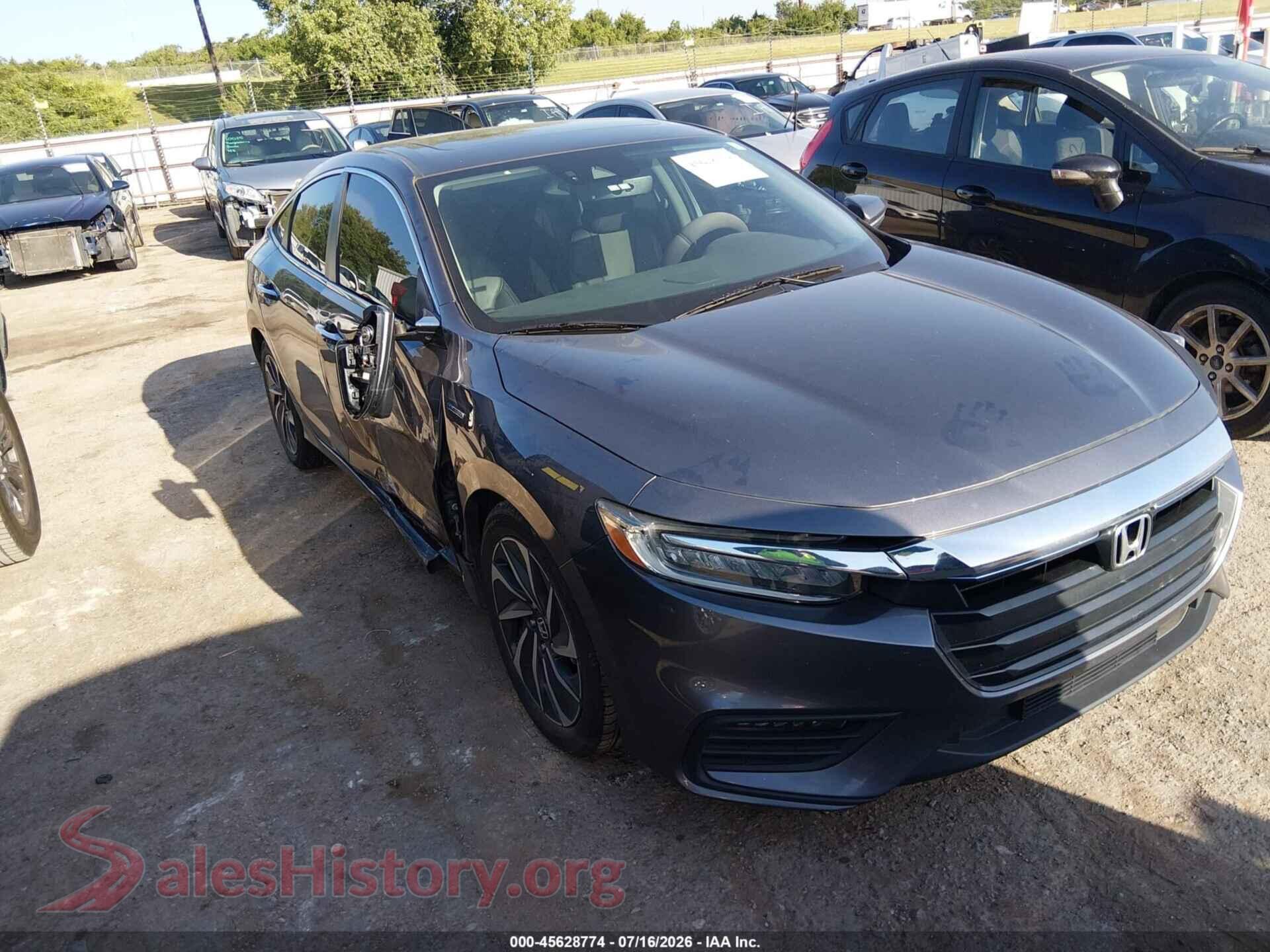 2020 HONDA INSIGHT — VIN 19XZE4F97LE009991