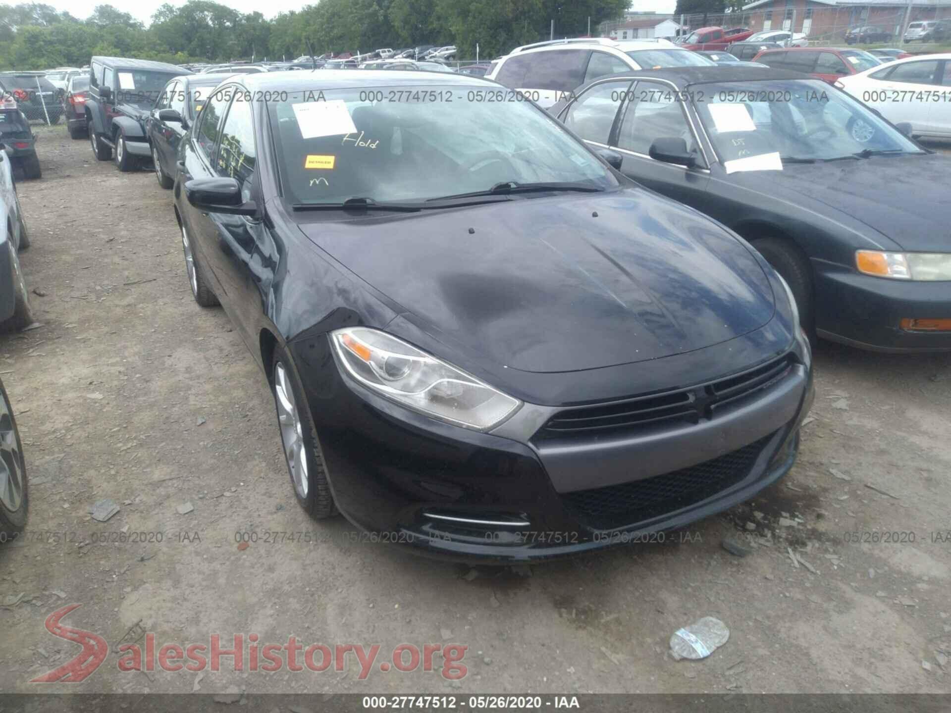 2013 DODGE DART — VIN 1C3CDFAA8DD333965