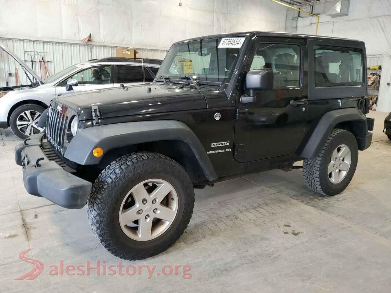 2016 JEEP WRANGLER — VIN 1C4AJWAG9GL208998