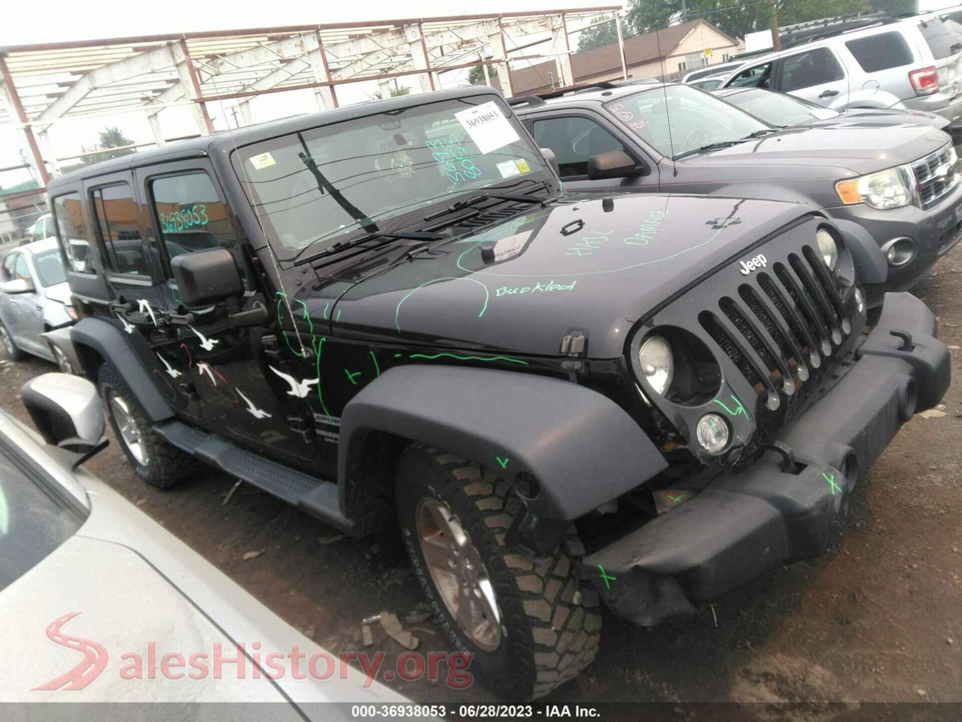 2014 JEEP WRANGLER UNLIMITED — VIN 1C4BJWDG6EL295014
