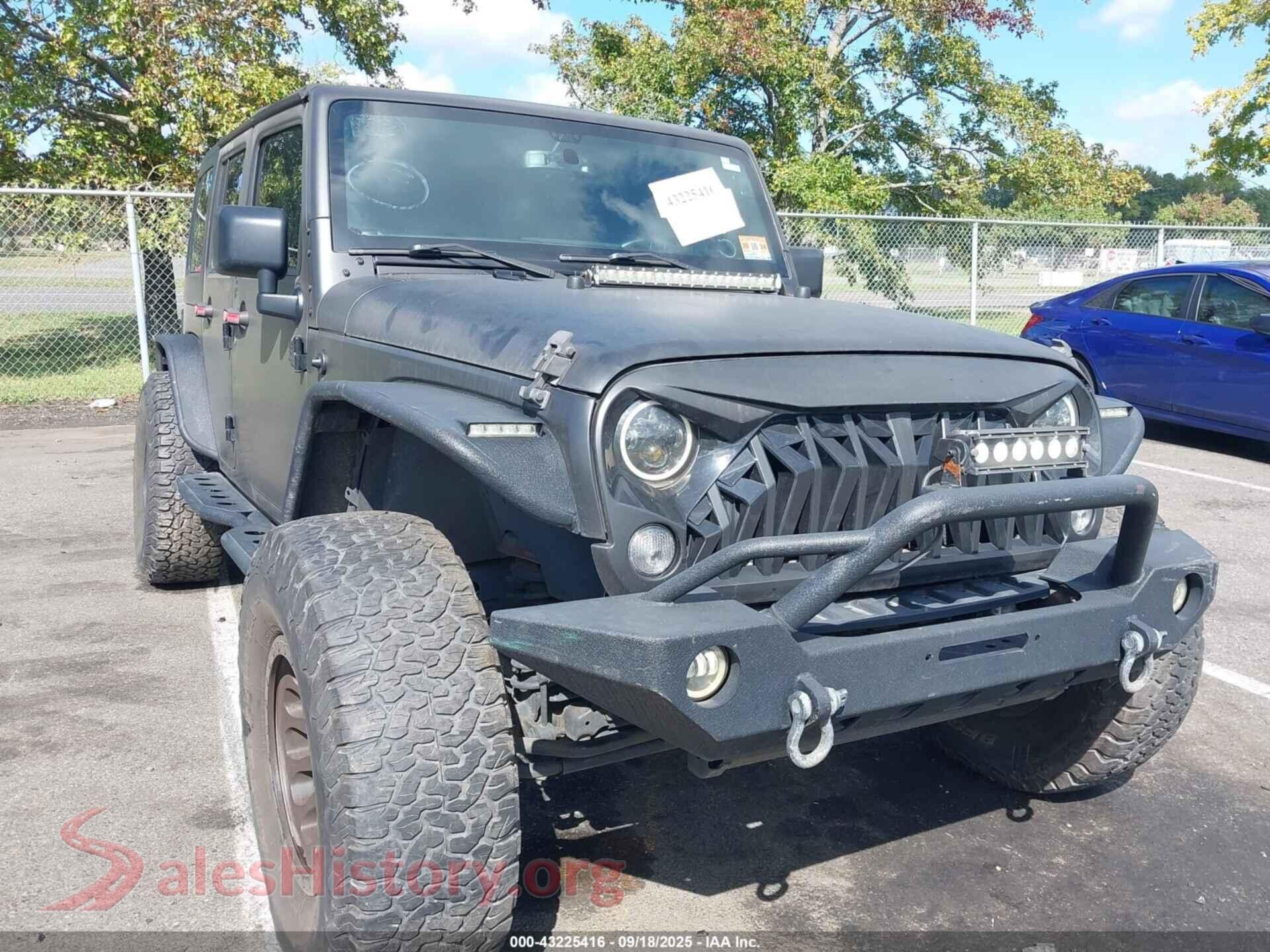 2017 JEEP WRANGLER UNLIMITED — VIN 1C4BJWDG7HL540052