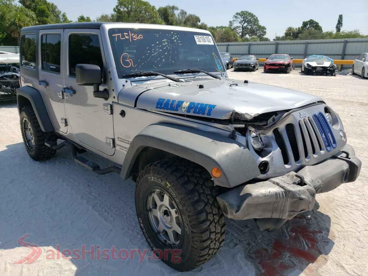 2017 JEEP WRANGLER — VIN 1C4BJWDG8HL722777