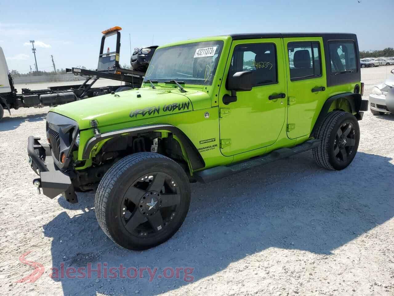 2012 JEEP WRANGLER — VIN 1C4BJWDG9CL274297
