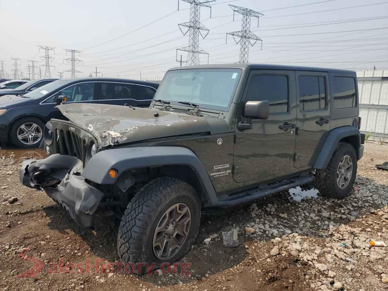 2016 JEEP WRANGLER — VIN 1C4BJWDGXGL133678