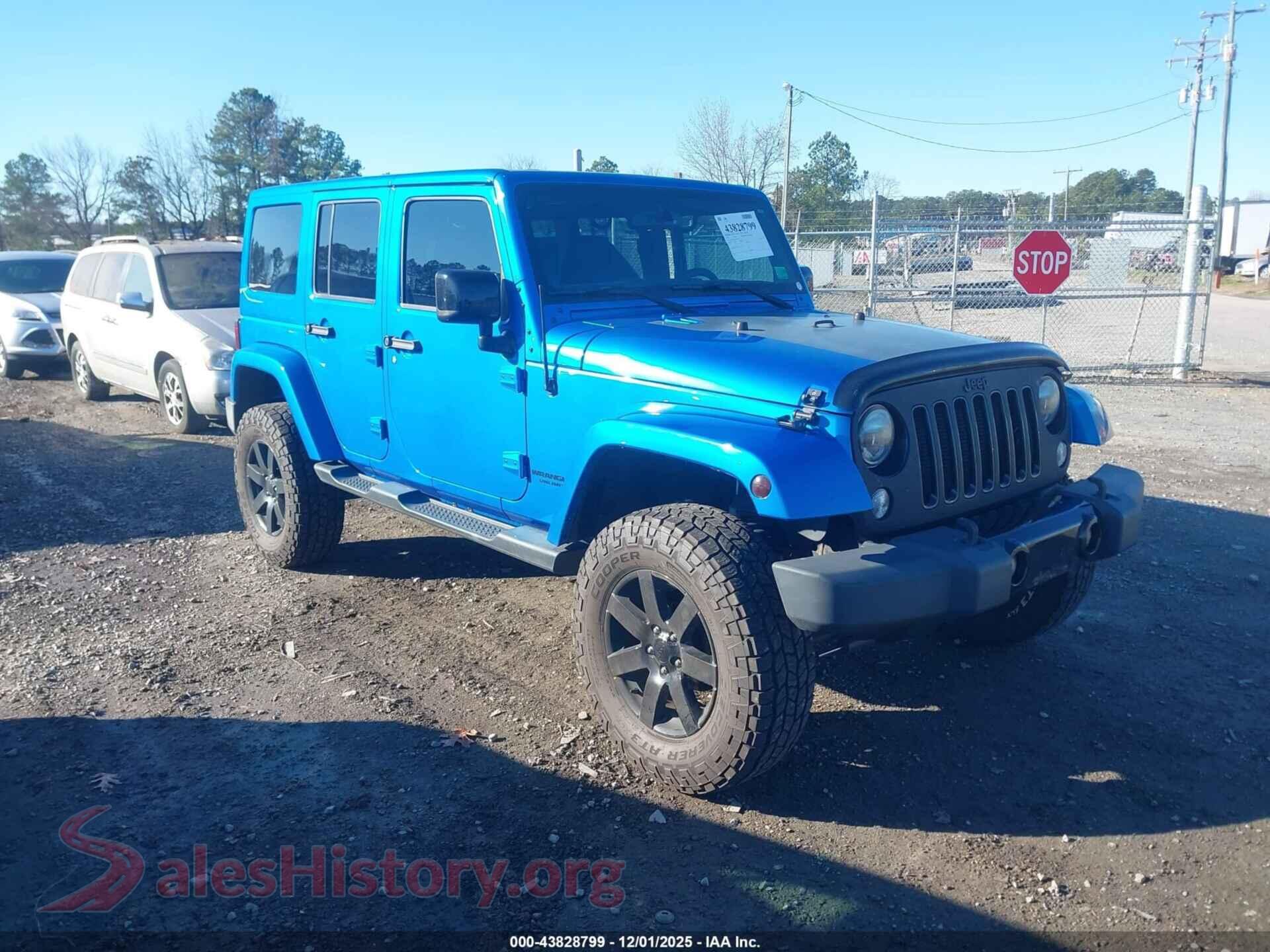2014 JEEP WRANGLER UNLIMITED — VIN 1C4BJWEG9EL325072