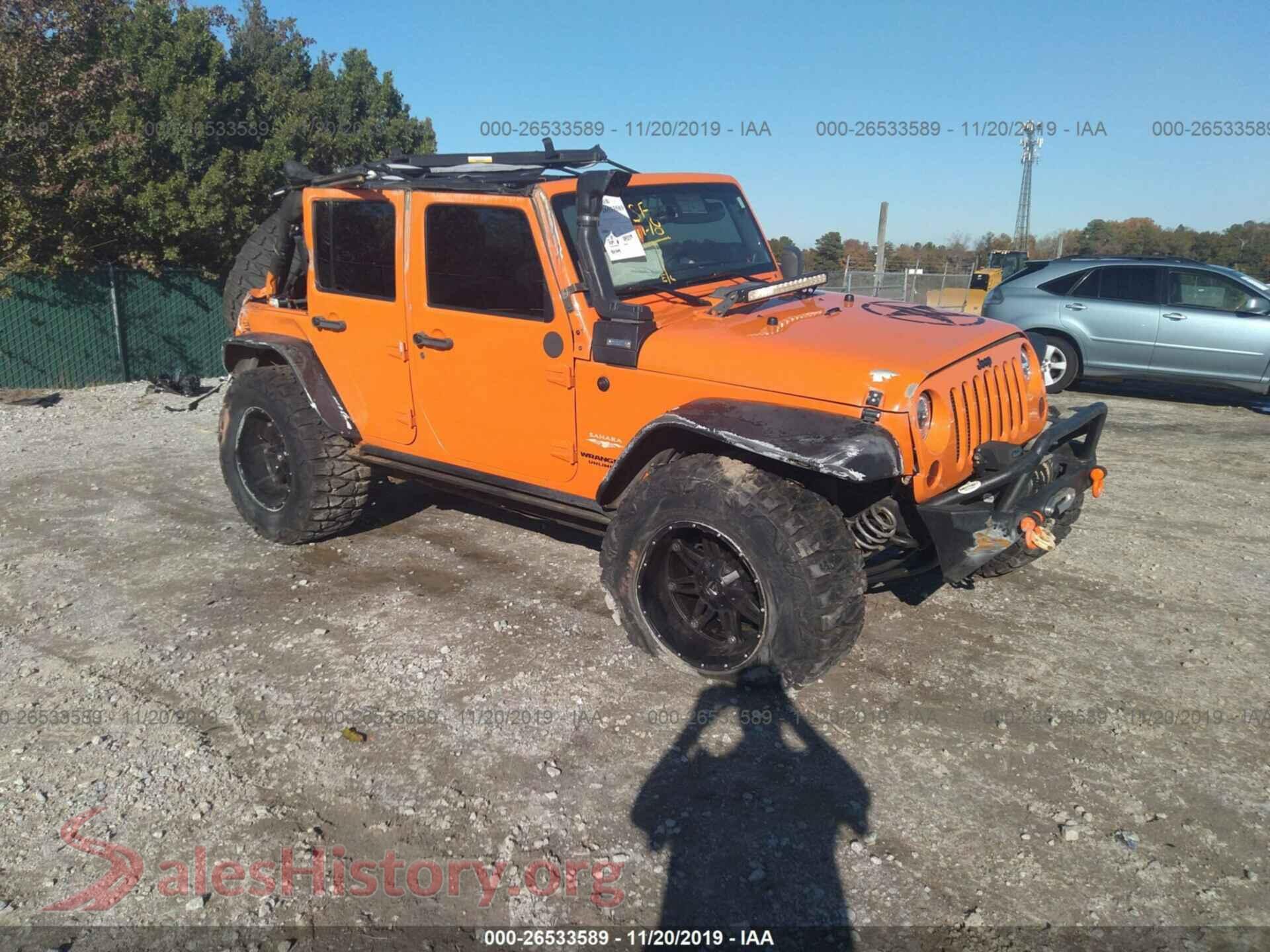 2013 JEEP WRANGLER UNLIMITE — VIN 1C4BJWEGXDL557761