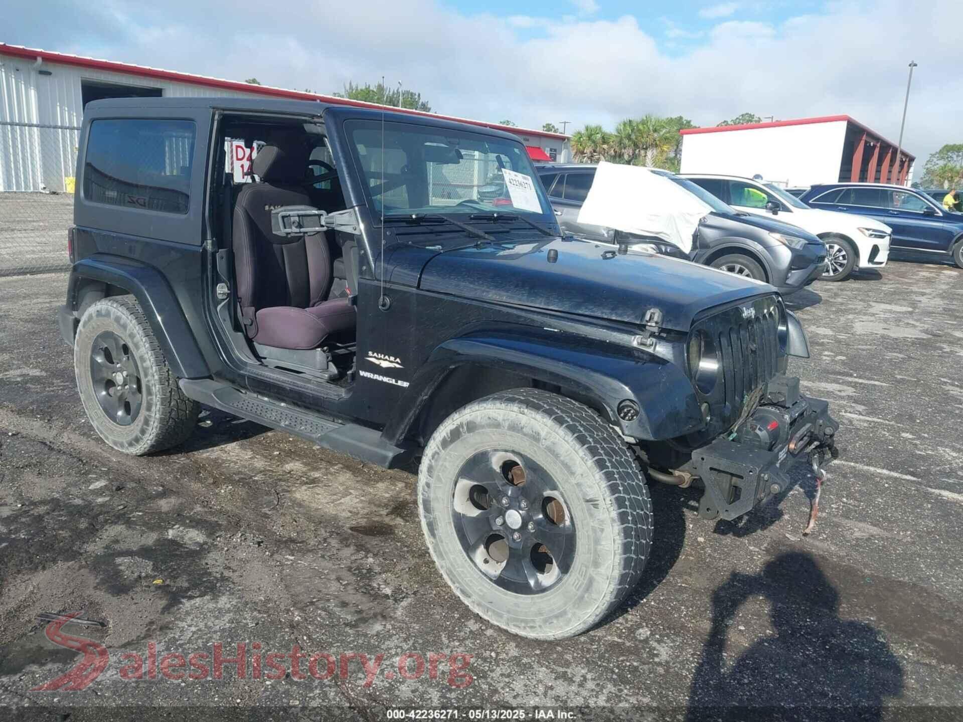 2013 JEEP WRANGLER — VIN 1C4GJWBG3DL633850
