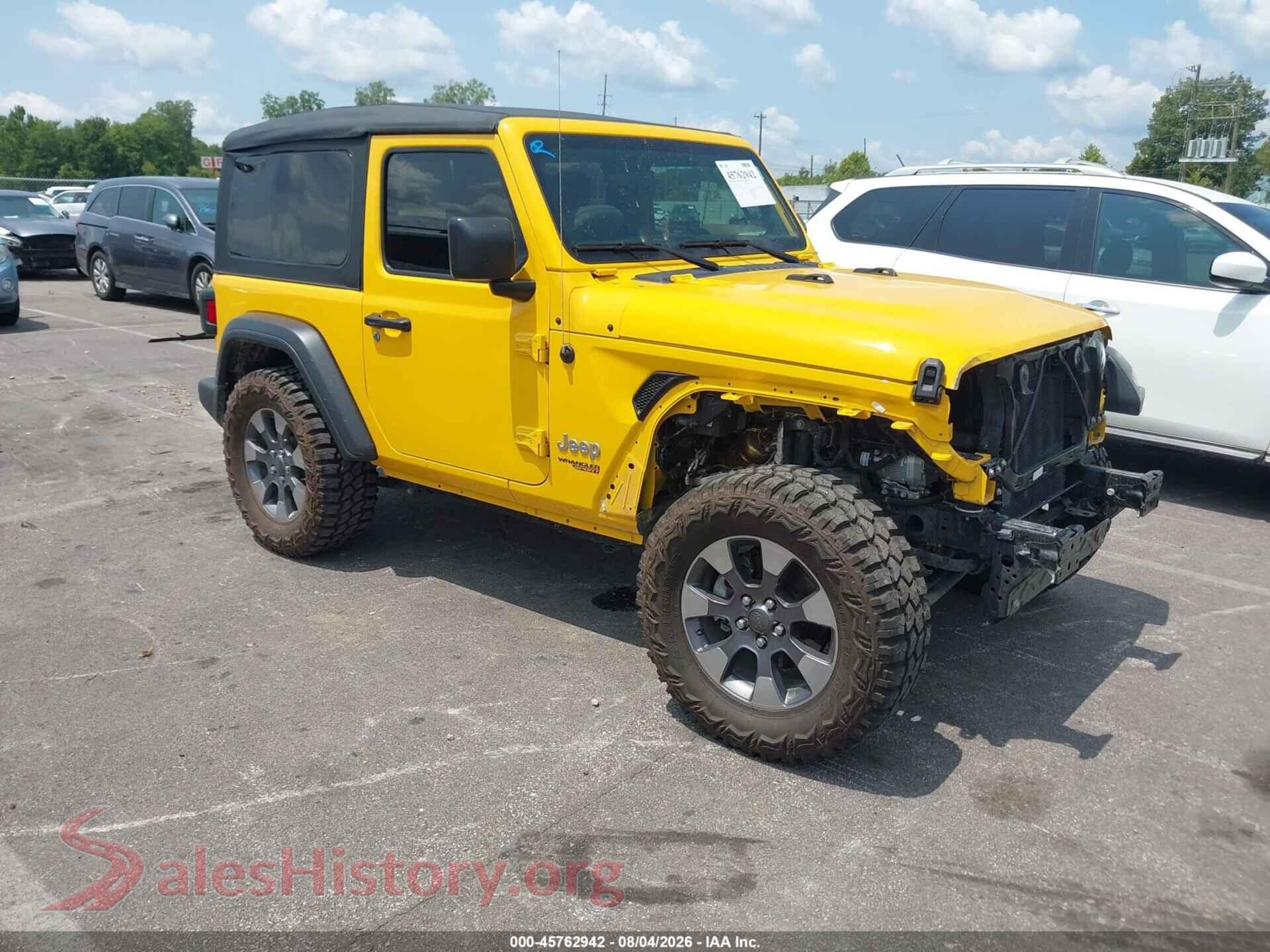 2021 JEEP WRANGLER — VIN 1C4GJXAG2MW636969
