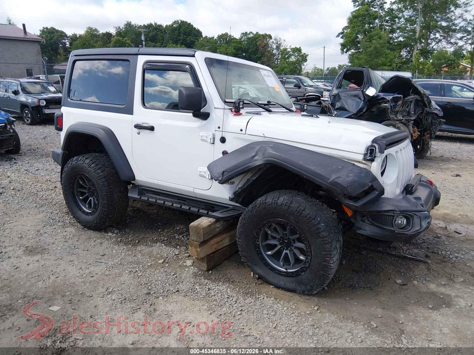 2020 JEEP WRANGLER — VIN 1C4GJXANXLW347108