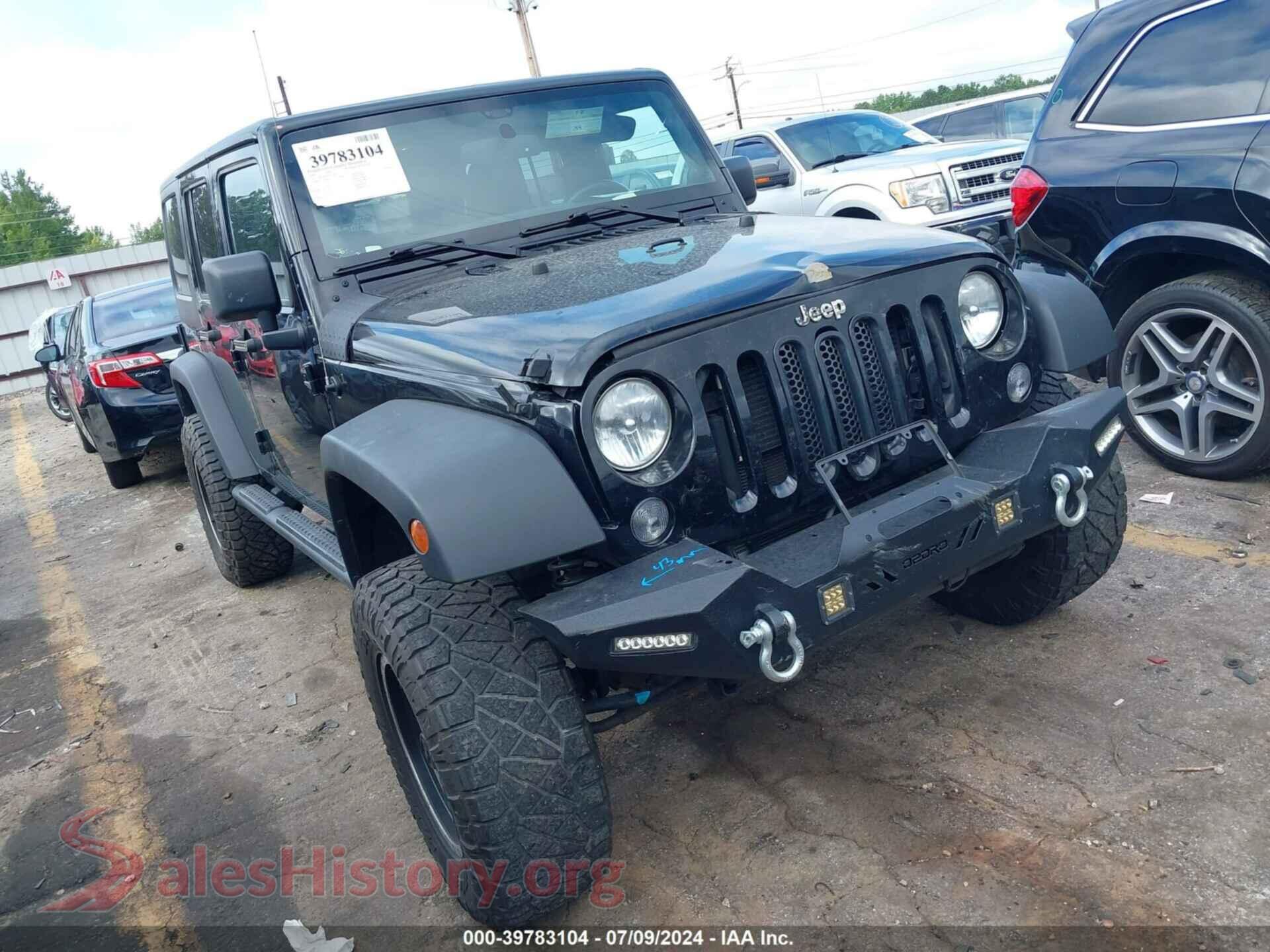 2014 JEEP WRANGLER UNLIMITED — VIN 1C4HJWDG1EL208405