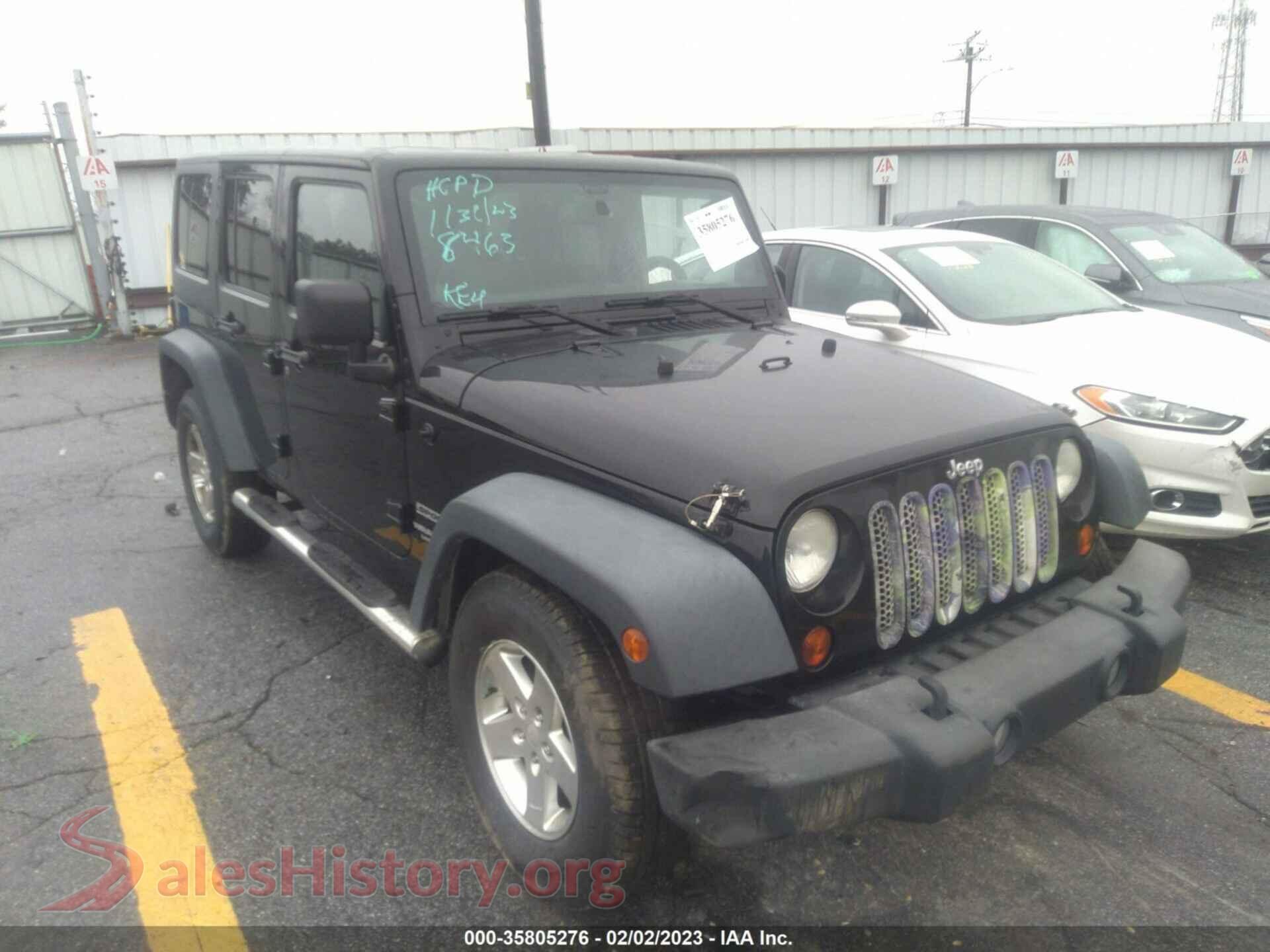 2013 JEEP WRANGLER UNLIMITED — VIN 1C4HJWDG4DL668463