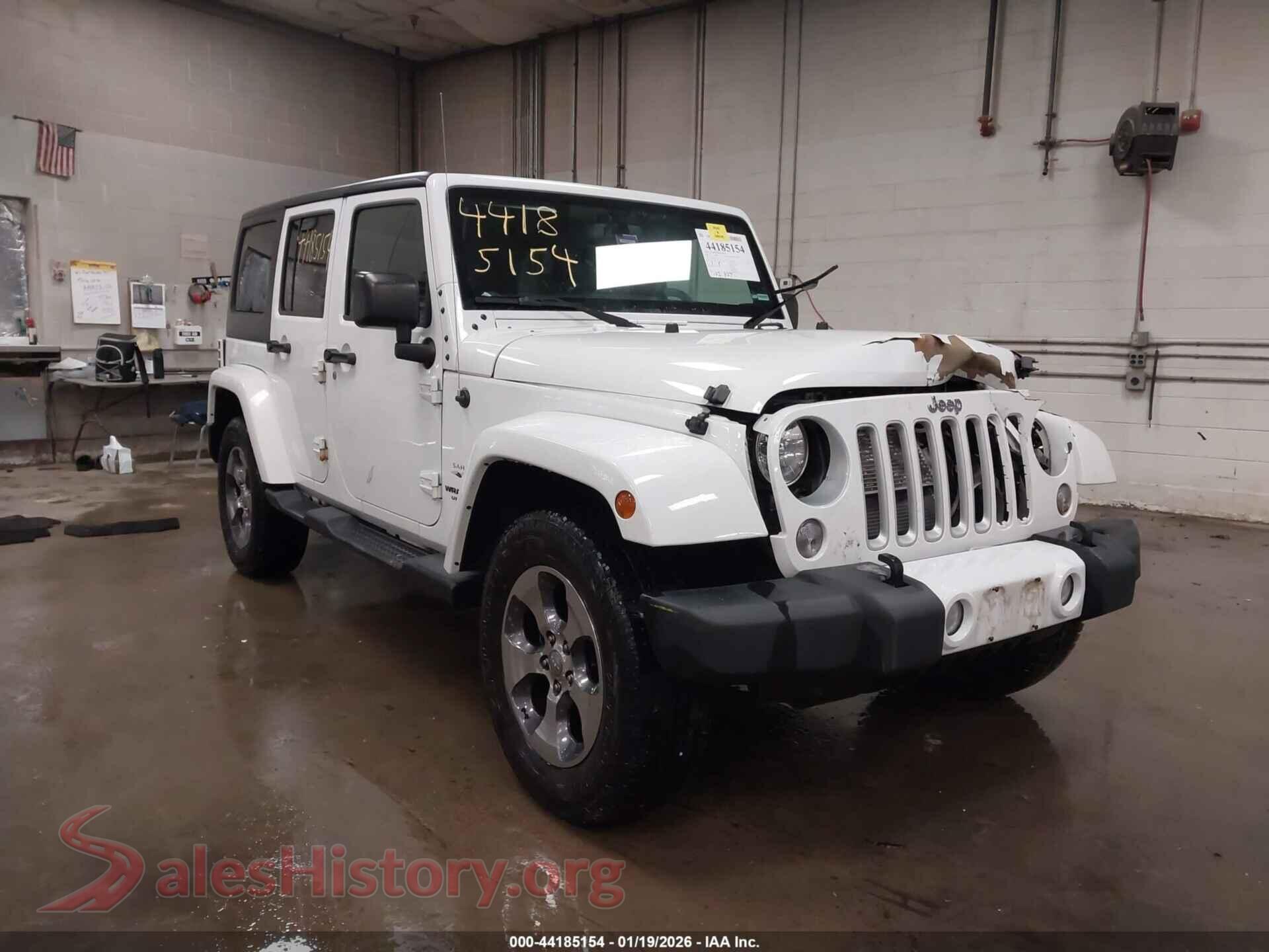 2016 JEEP WRANGLER UNLIMITED — VIN 1C4HJWEG2GL213324