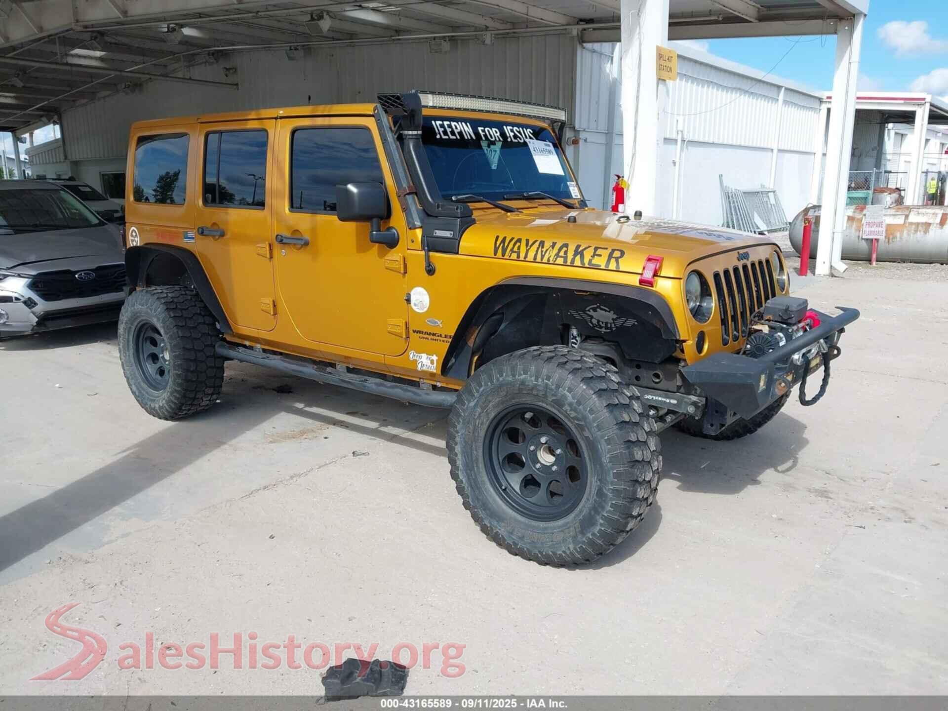 2014 JEEP WRANGLER UNLIMITED — VIN 1C4HJWFG0EL240954
