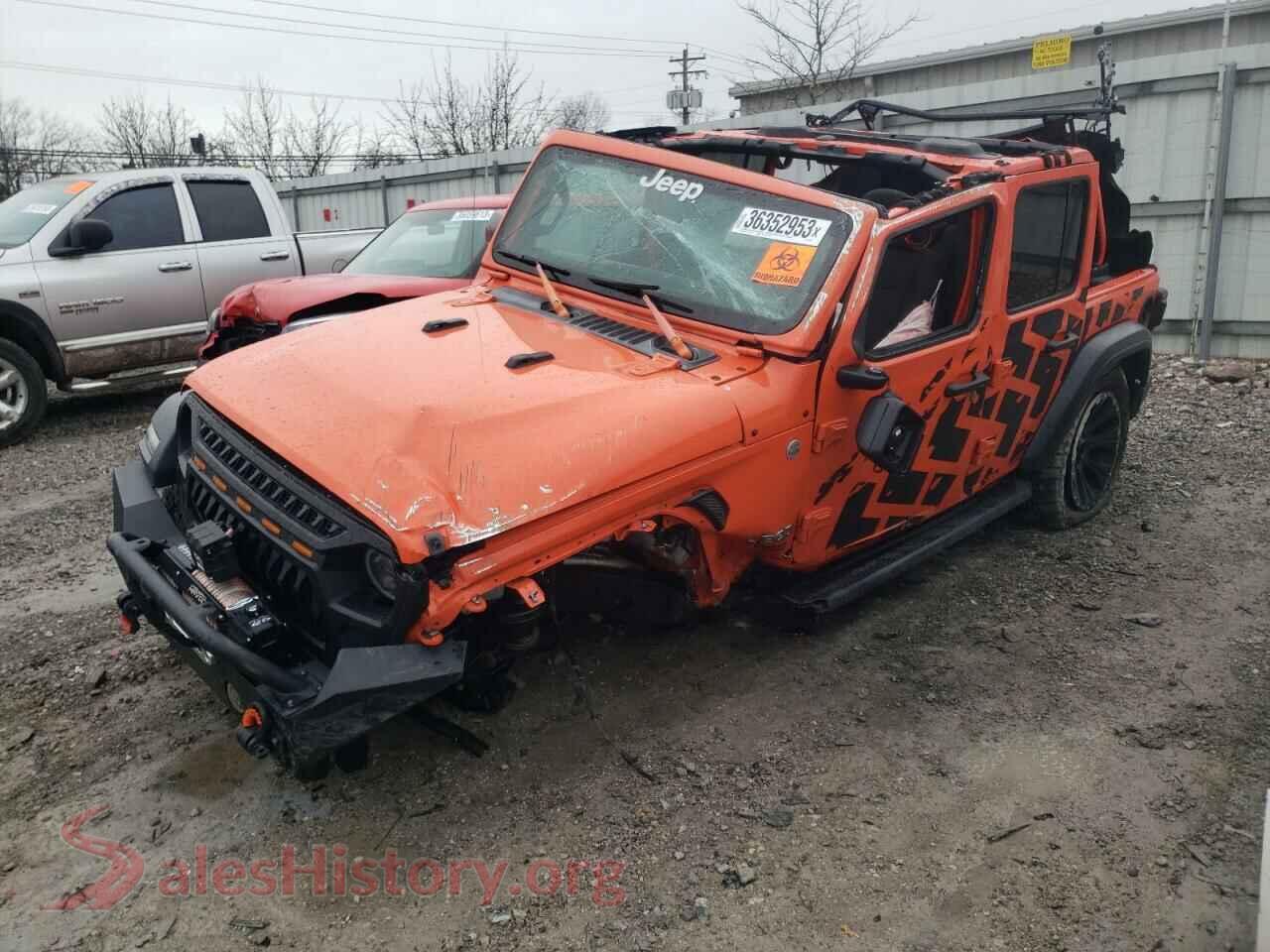 2018 JEEP WRANGLER — VIN 1C4HJXDN2JW252636