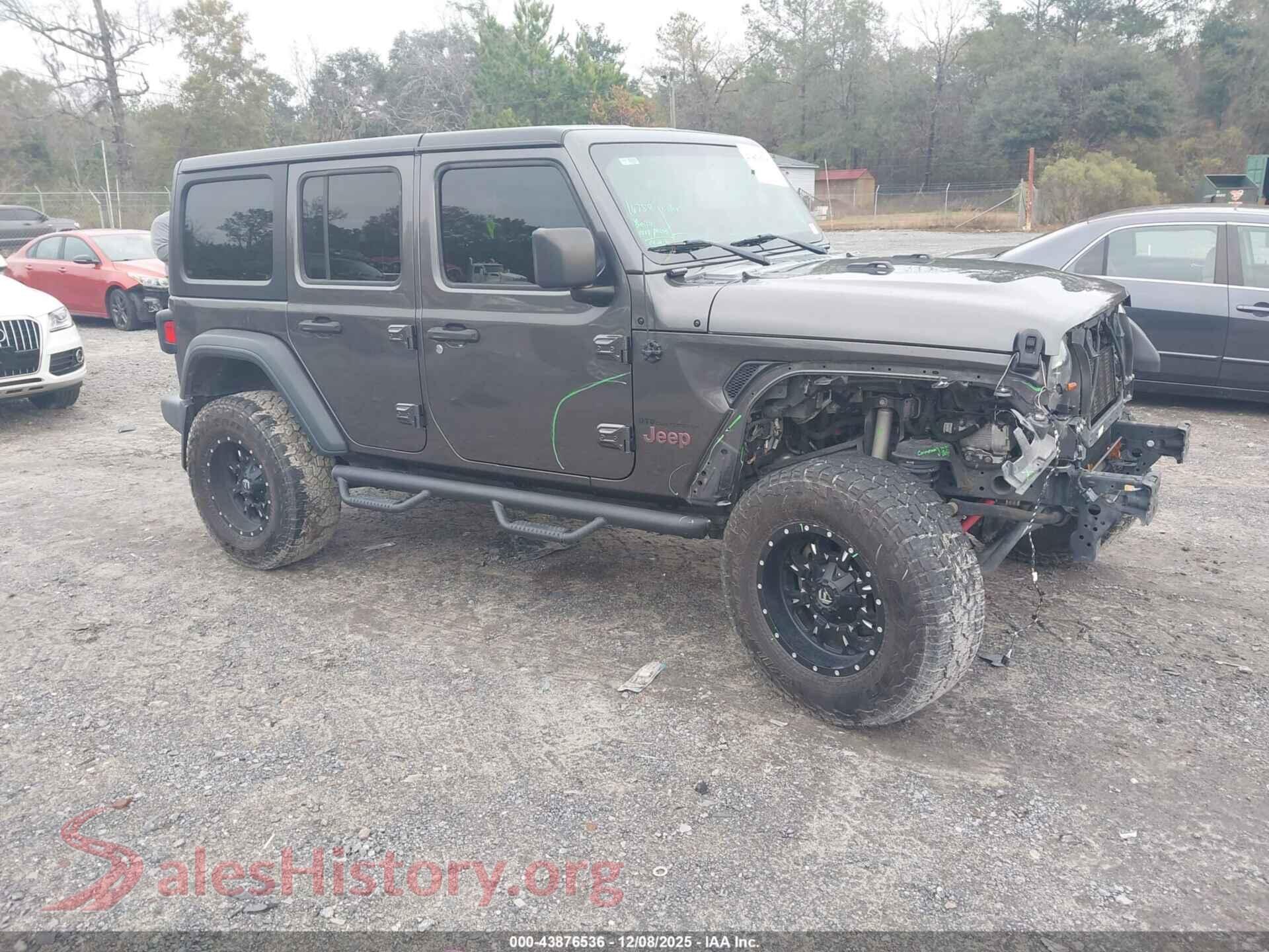 2019 JEEP WRANGLER UNLIMITED — VIN 1C4HJXDN8KW618665