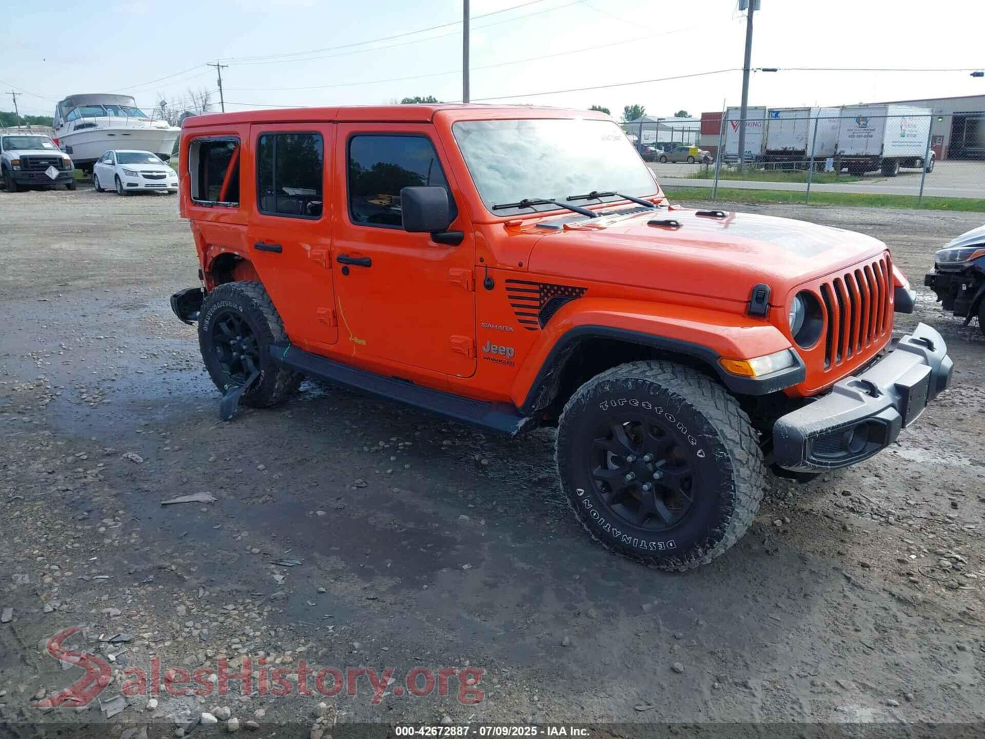 2020 JEEP WRANGLER — VIN 1C4HJXEN2LW221095