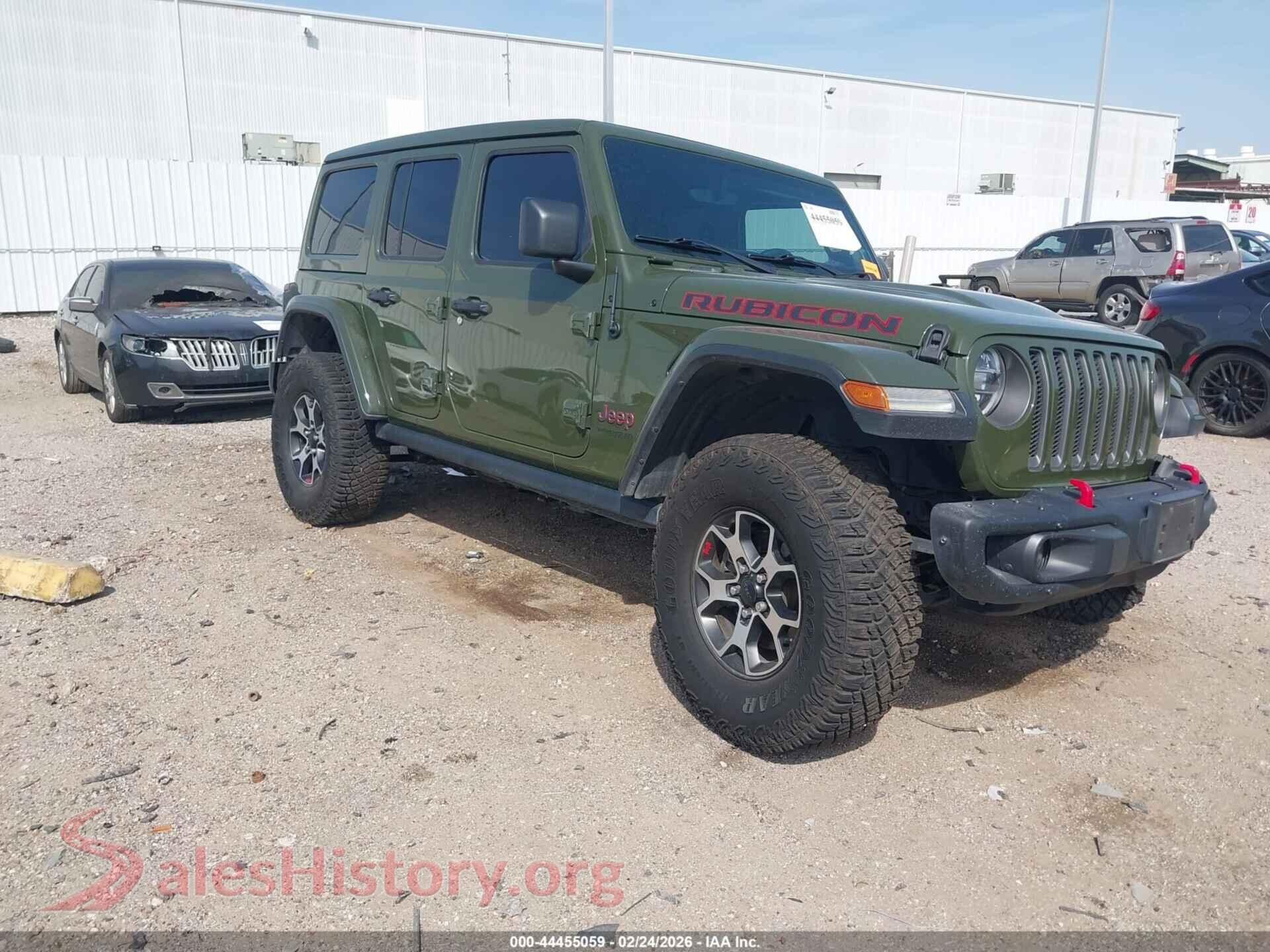 2020 JEEP WRANGLER UNLIMITED — VIN 1C4HJXFN0LW309173