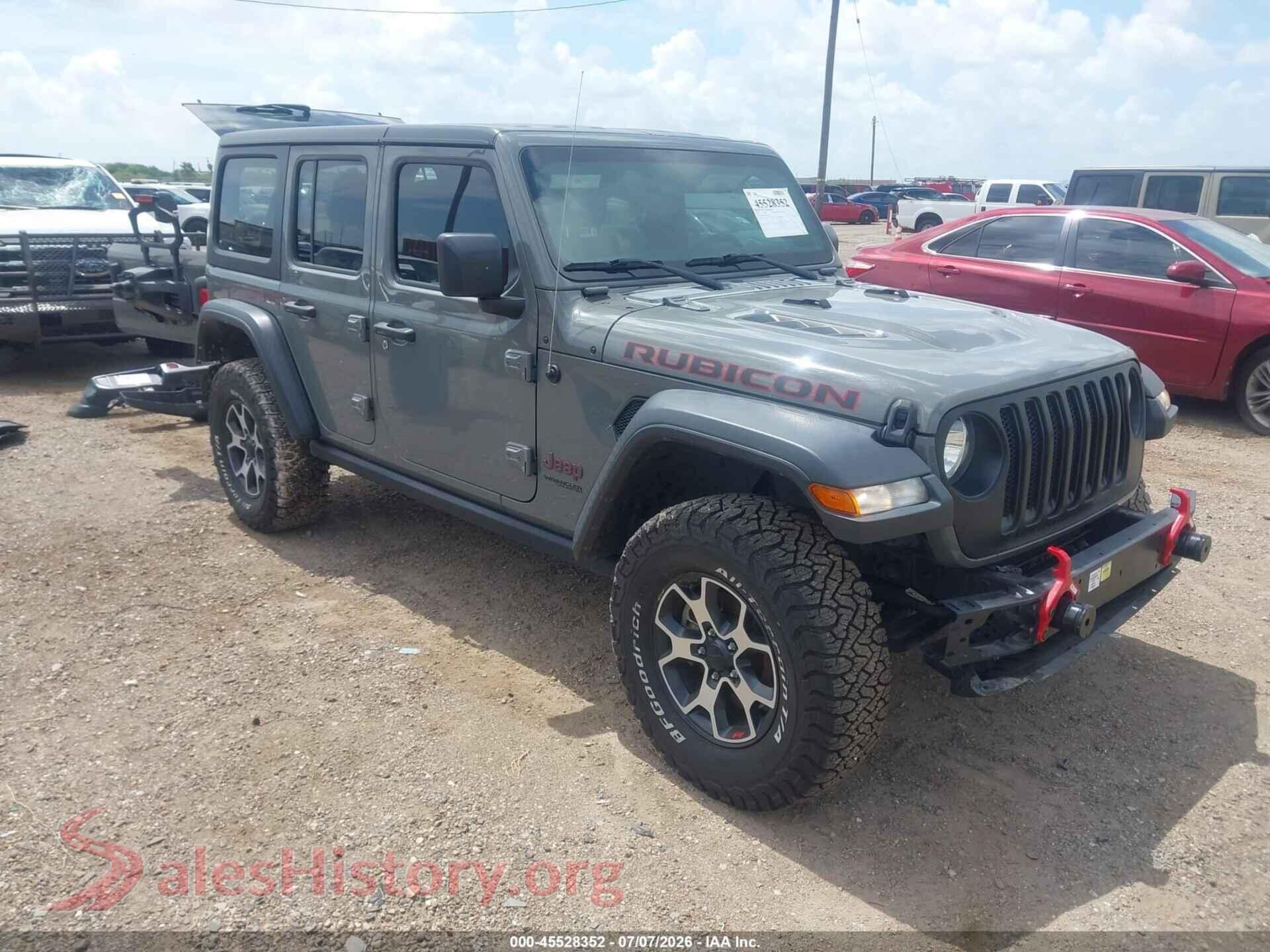 2021 JEEP WRANGLER UNLIMITED — VIN 1C4HJXFN1MW747122