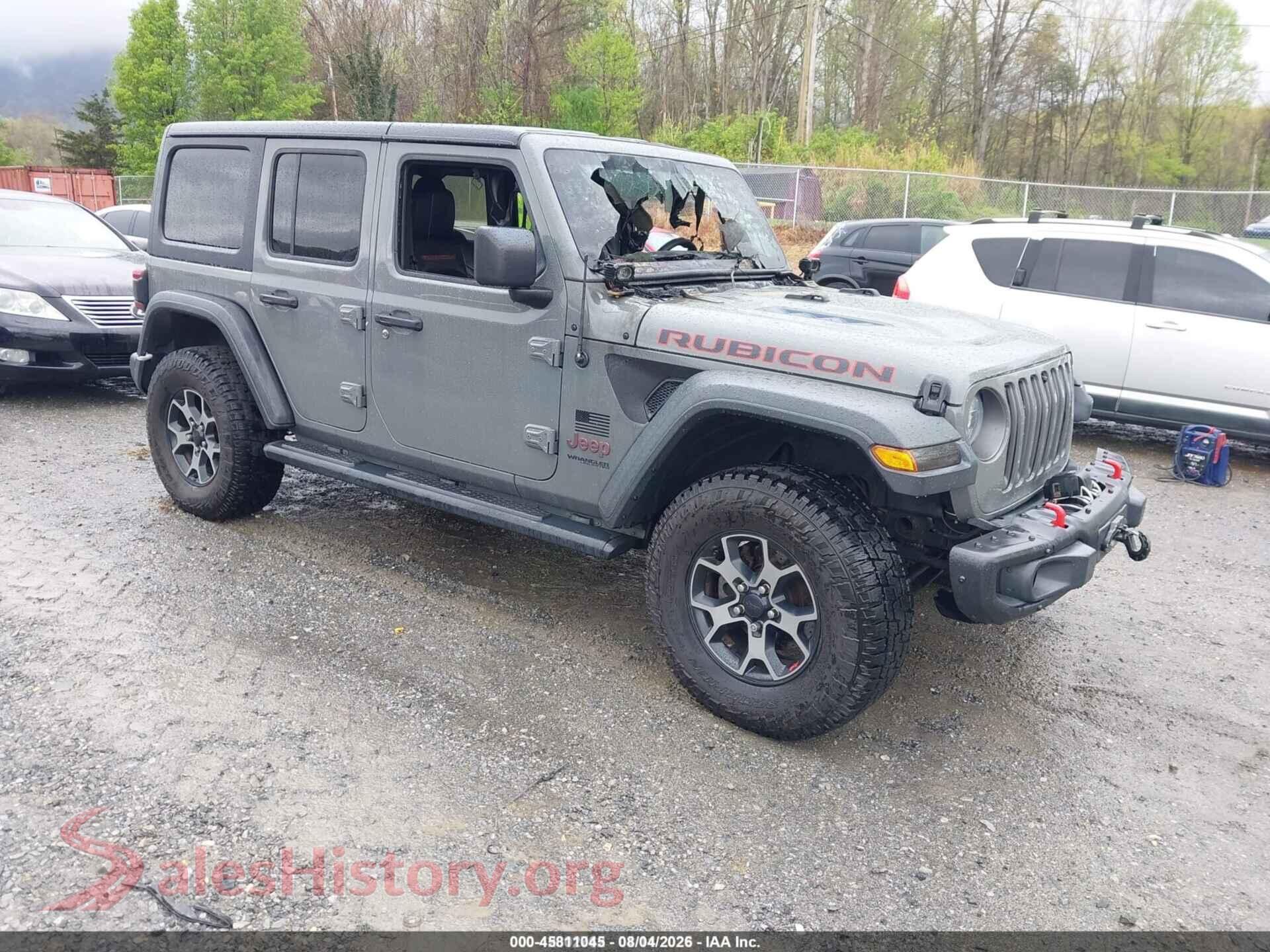 2019 JEEP WRANGLER UNLIMITED — VIN 1C4HJXFNXKW547420