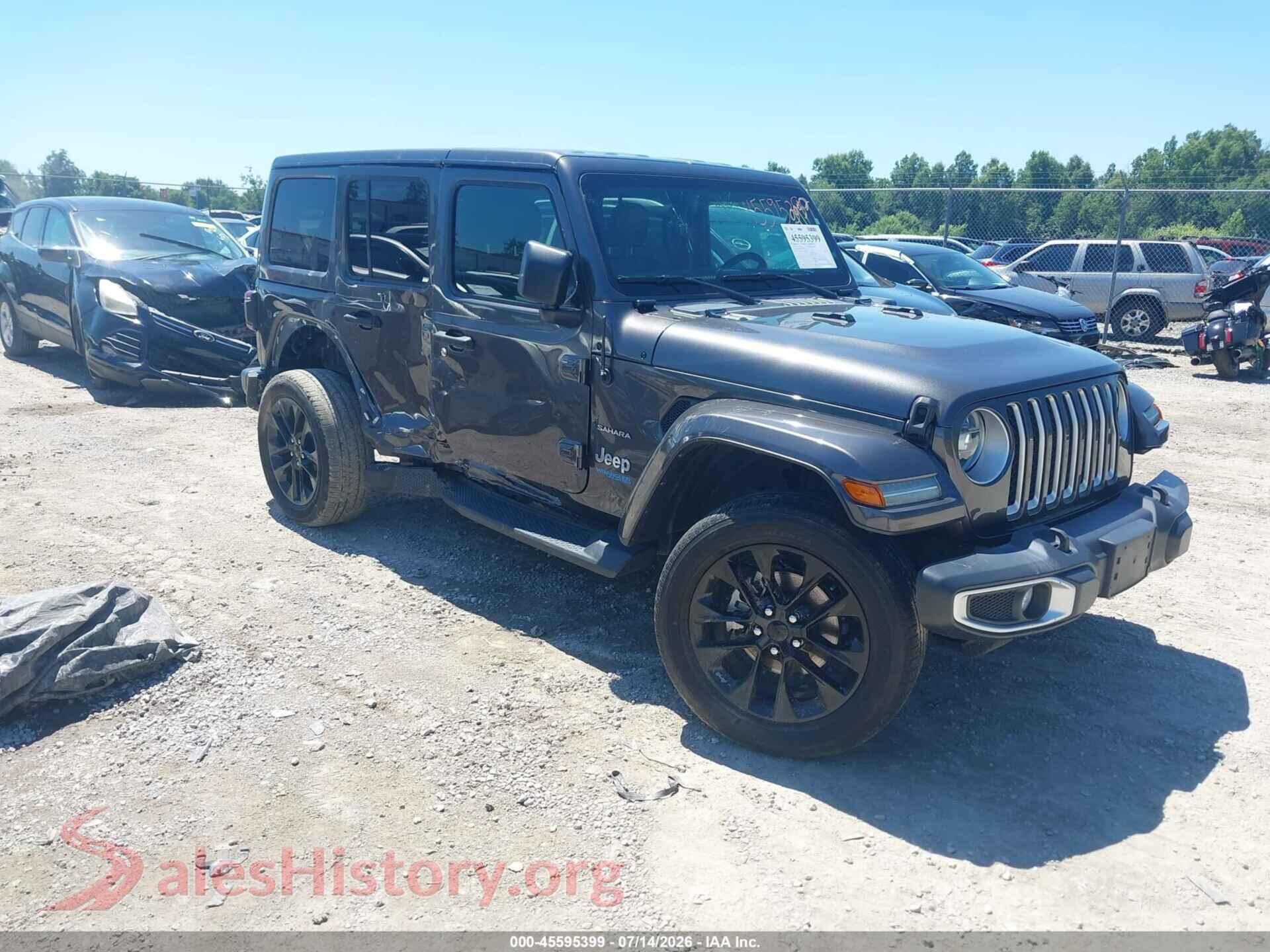 2021 JEEP WRANGLER 4XE — VIN 1C4JJXP69MW859952
