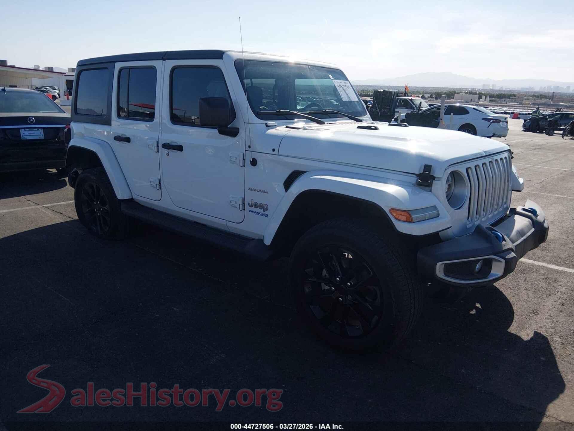 2022 JEEP WRANGLER 4XE — VIN 1C4JJXP6XNW229374