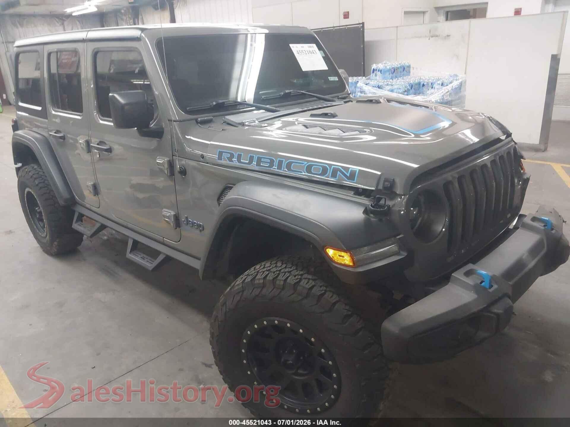 2023 JEEP WRANGLER 4XE — VIN 1C4JJXR64PW604496