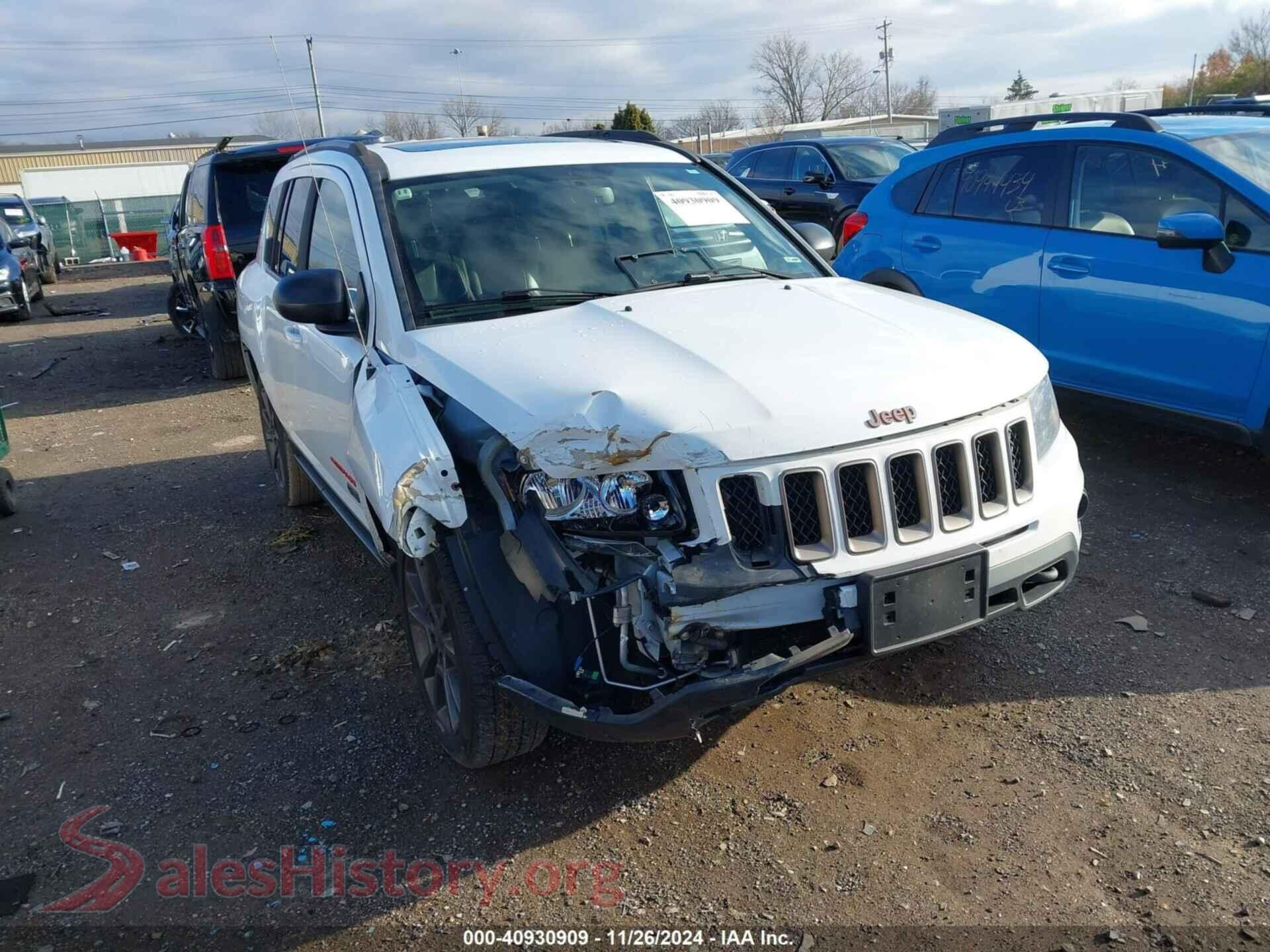 2016 JEEP COMPASS — VIN 1C4NJDBB6GD672284