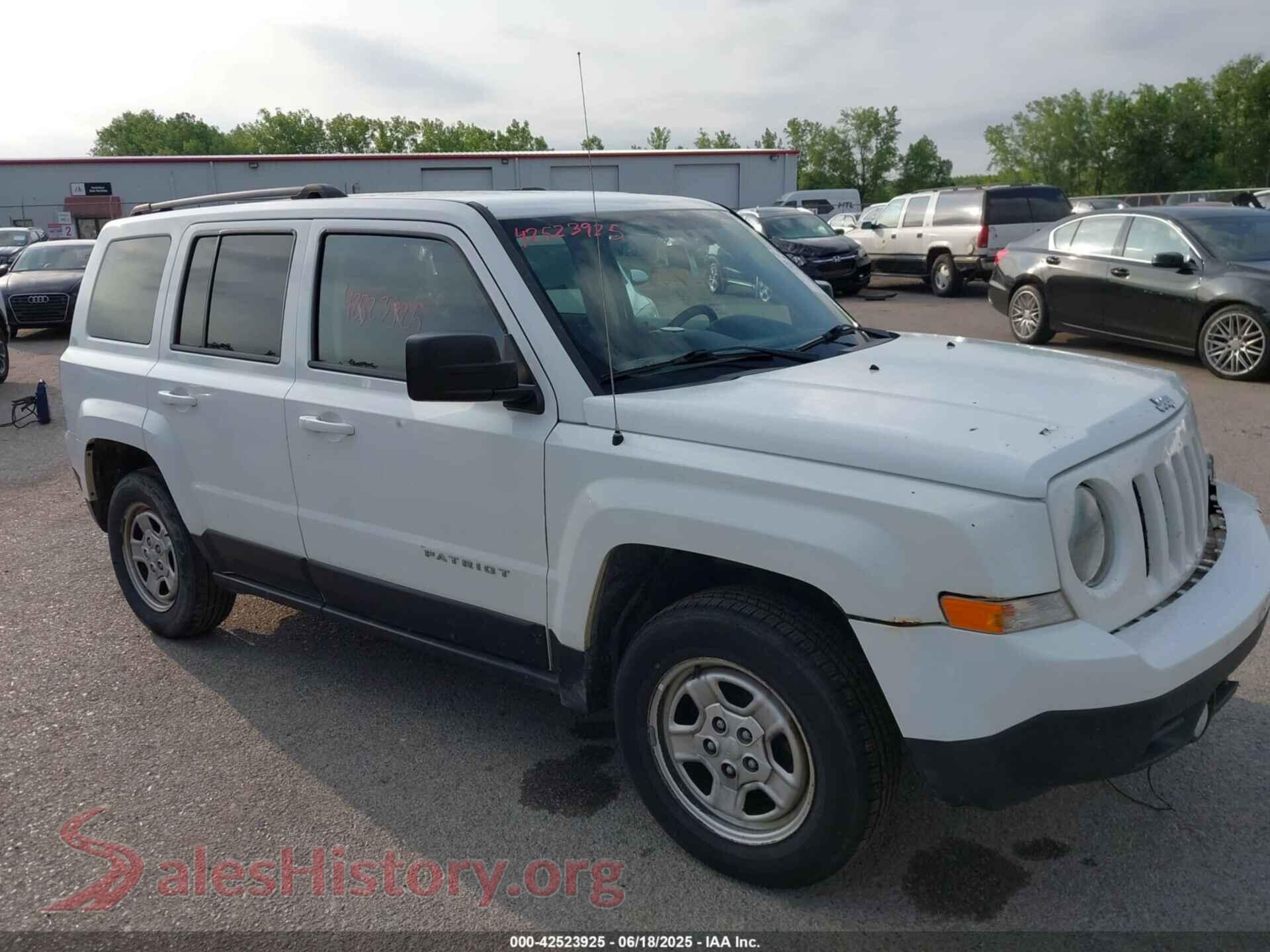 2015 JEEP PATRIOT — VIN 1C4NJRBB0FD279697