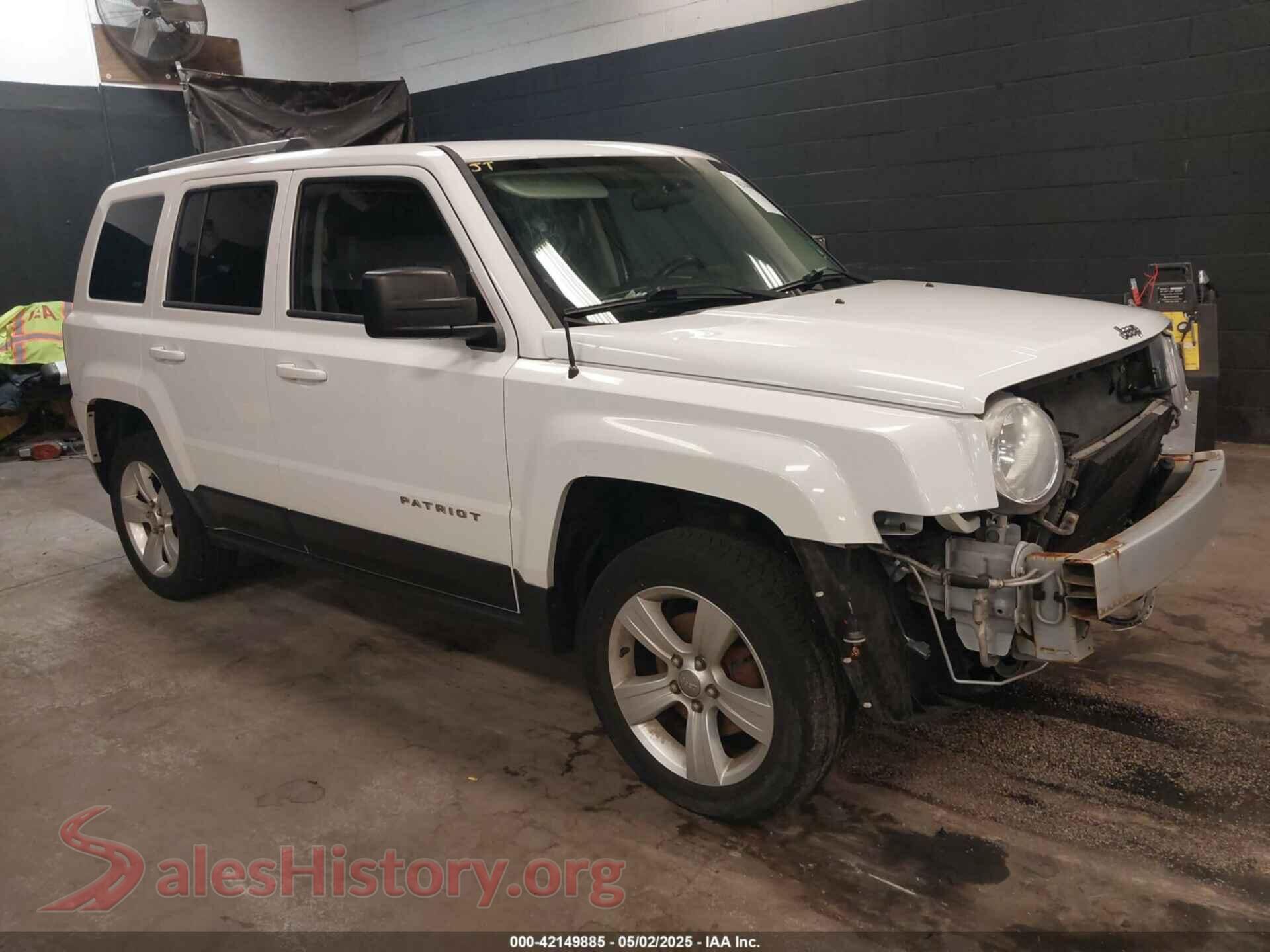 2014 JEEP PATRIOT — VIN 1C4NJRCB5ED625191