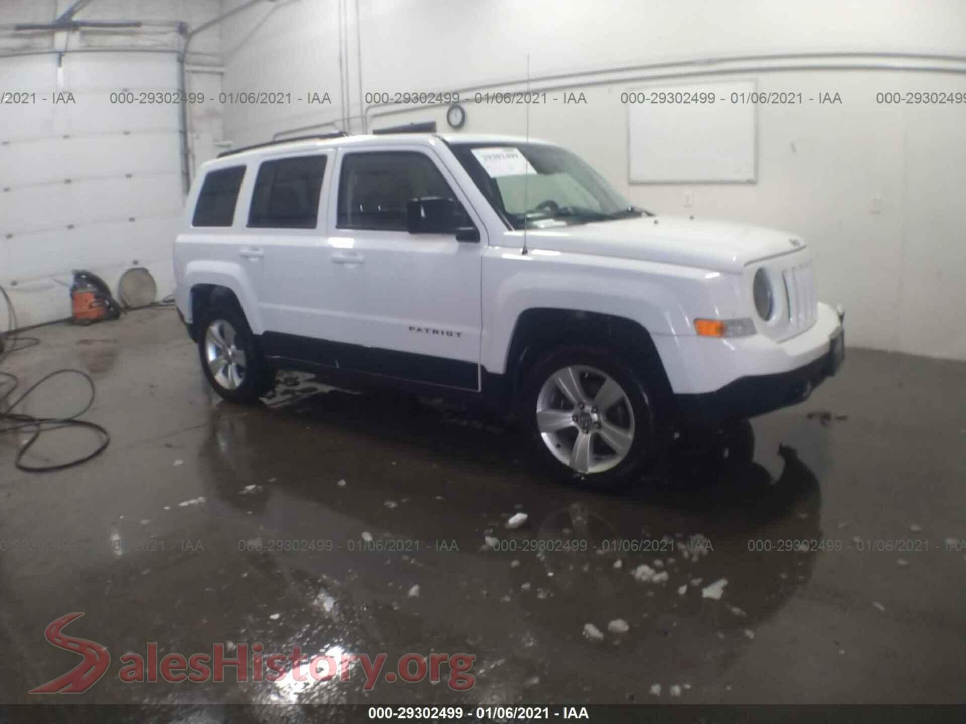 2014 JEEP PATRIOT — VIN 1C4NJRFB2ED616105