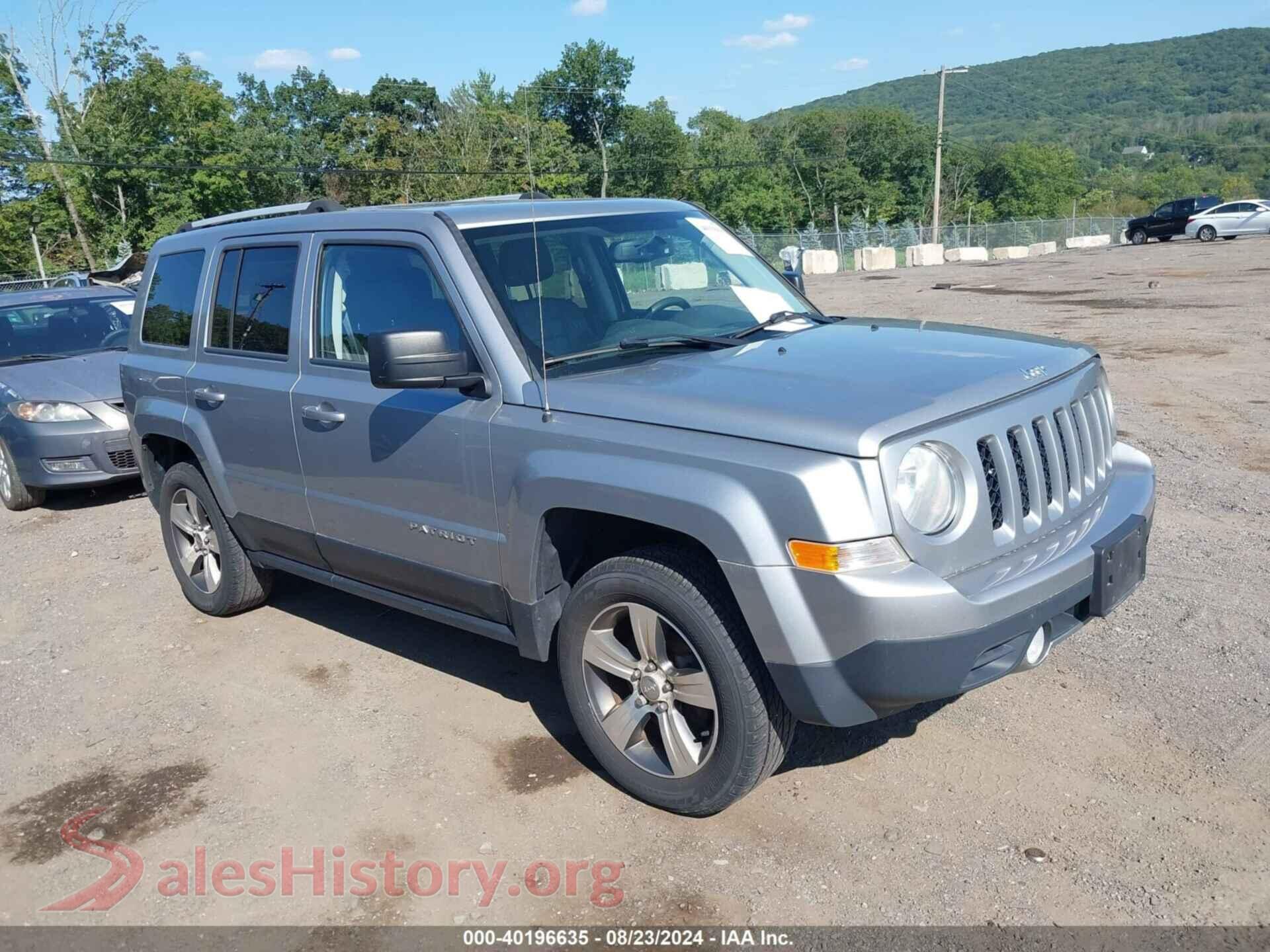 2017 JEEP PATRIOT — VIN 1C4NJRFB3HD194026