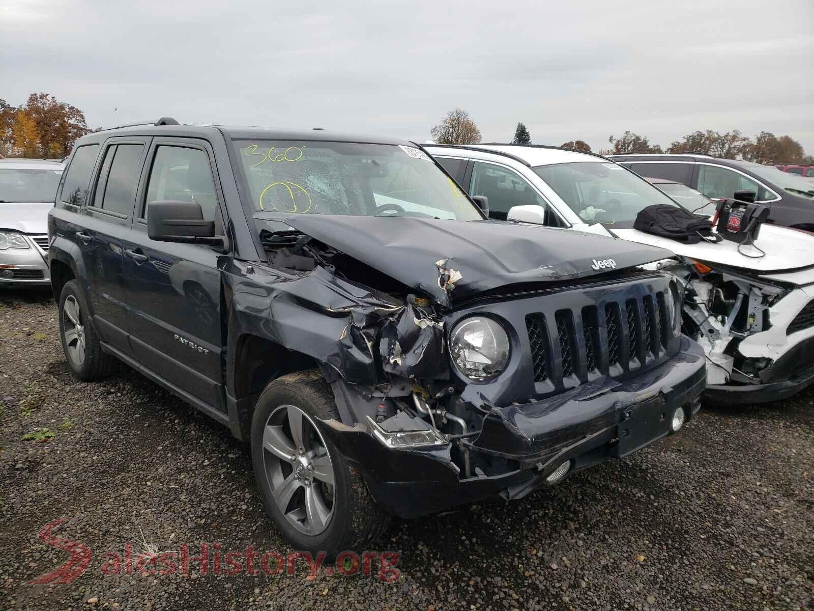 2016 JEEP PATRIOT — VIN 1C4NJRFB7GD524040