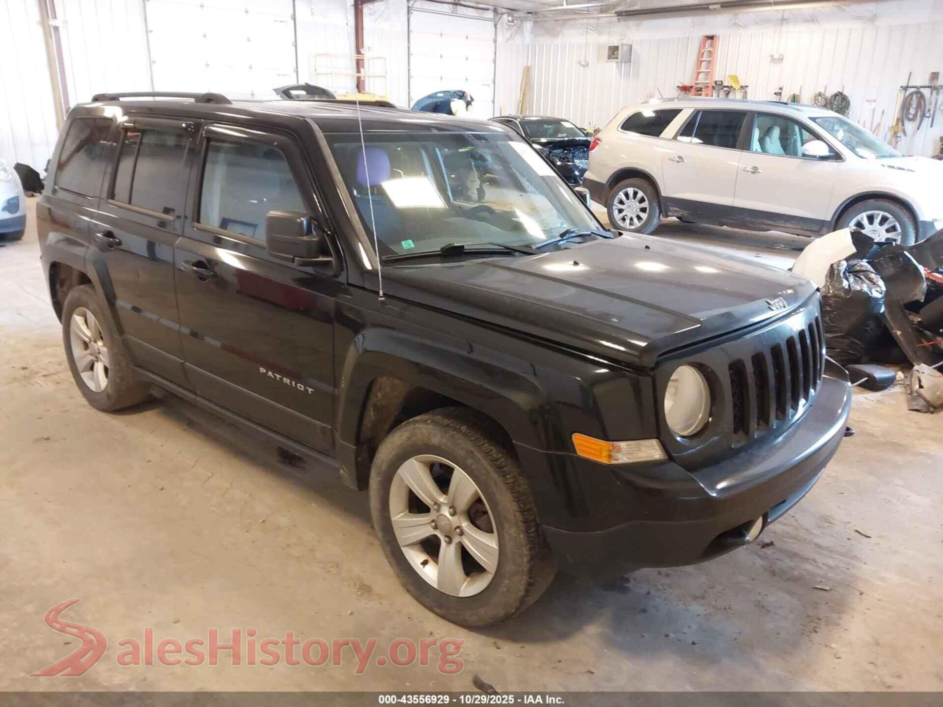 2014 JEEP PATRIOT — VIN 1C4NJRFB9ED528829
