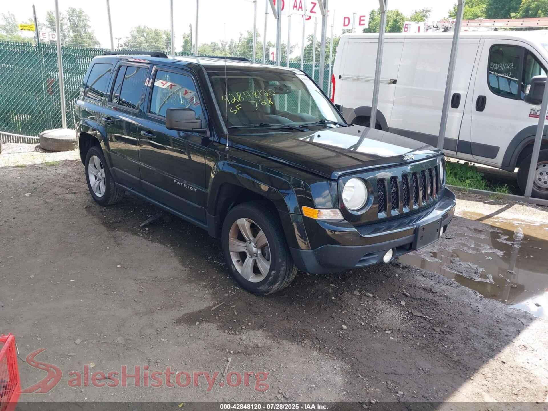 2014 JEEP PATRIOT — VIN 1C4NJRFB9ED560888