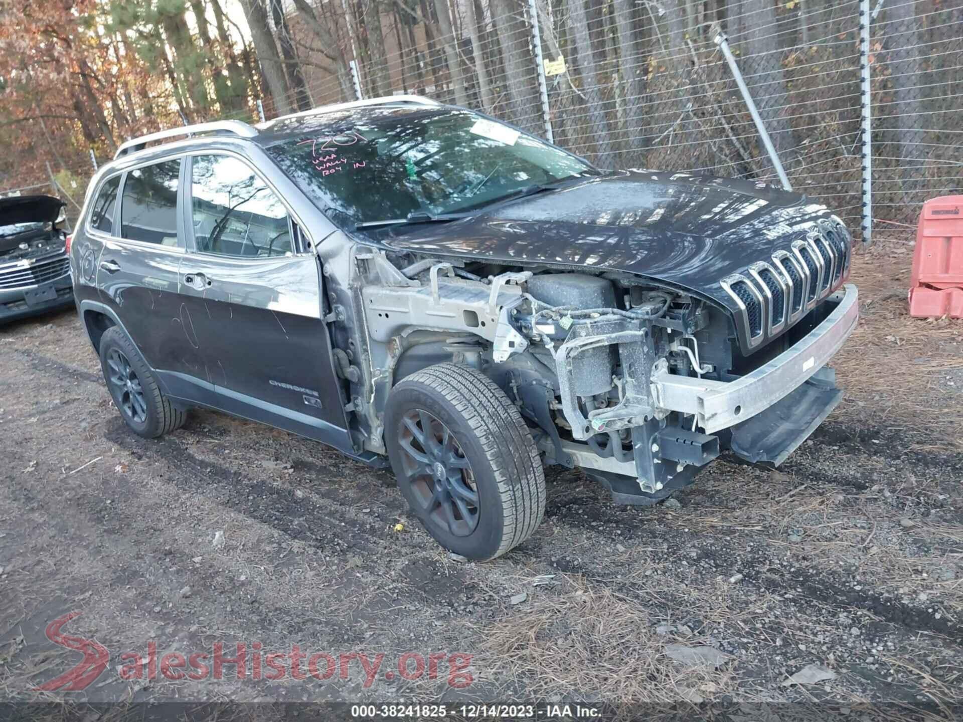 2016 JEEP CHEROKEE — VIN 1C4PJLCB3GW338722