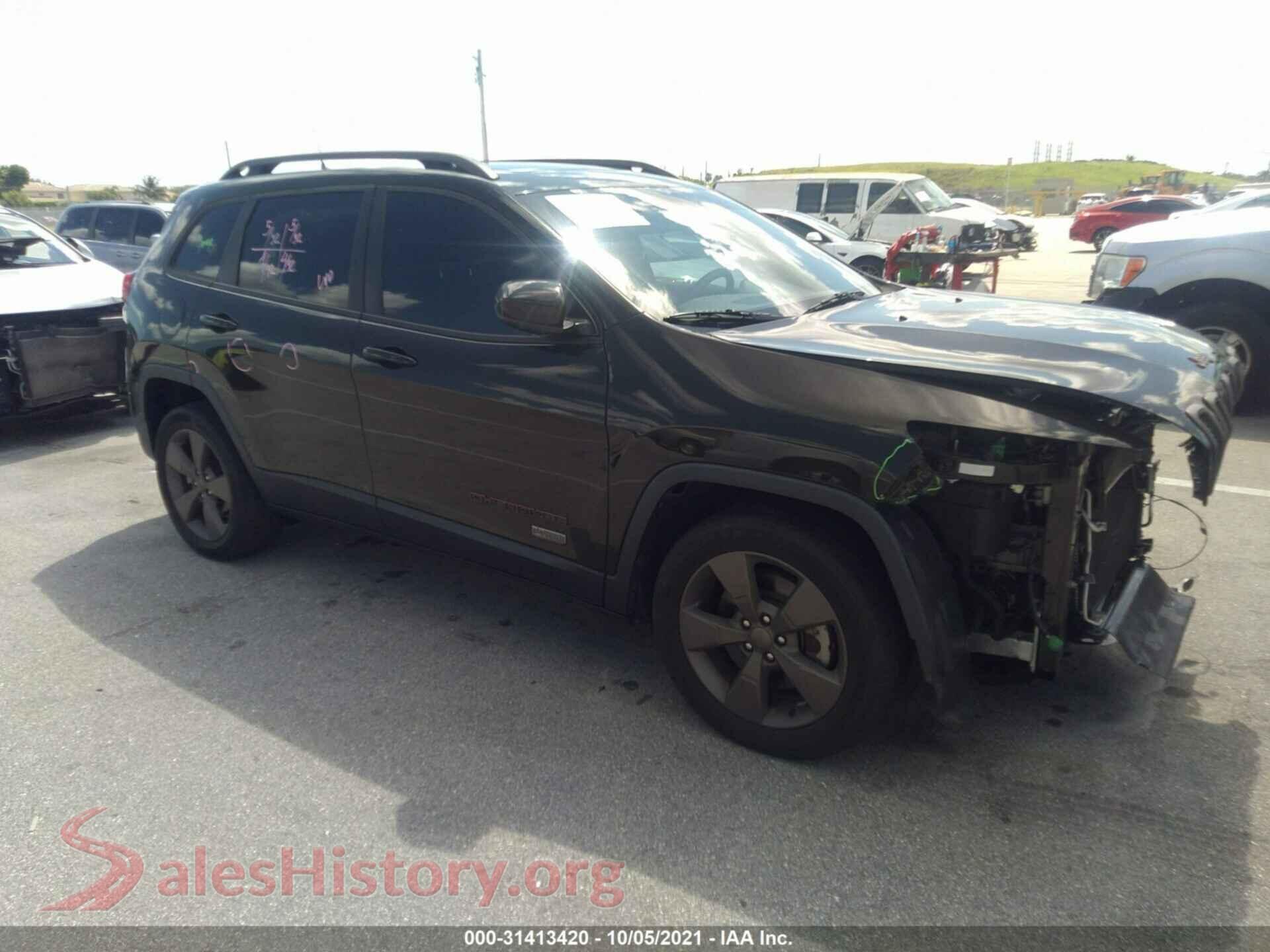 2016 JEEP CHEROKEE — VIN 1C4PJLCB5GW346384